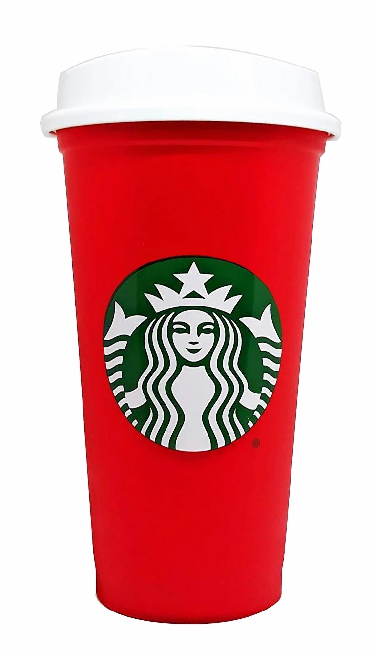 STARBUCKS Travel Cup Tumbler Grande Medium czerwony 473 ml wielokrotnego użytku