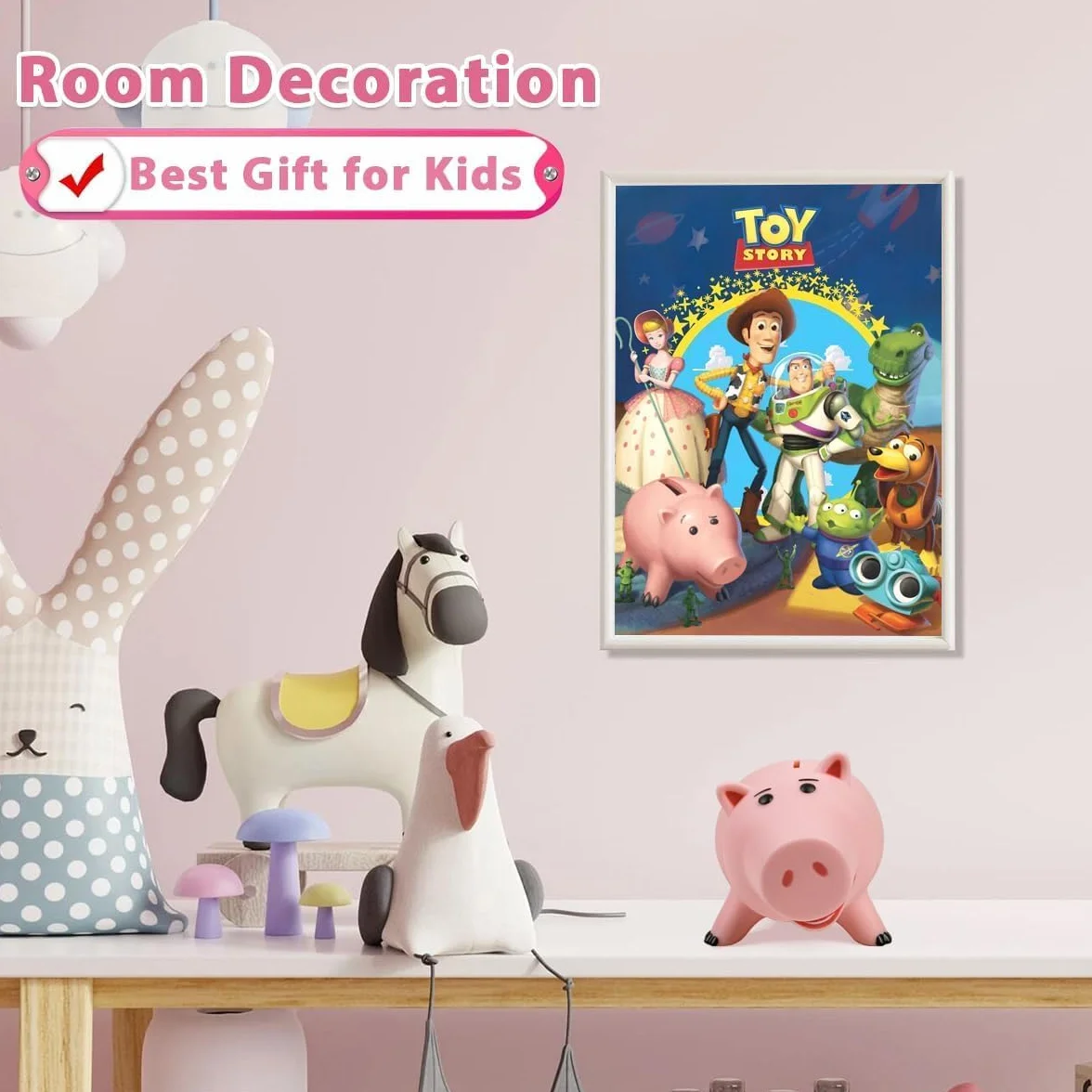 Creamily Hamm Toy Story Skarbonka Plastikowe Pudełko na Monety Różowy