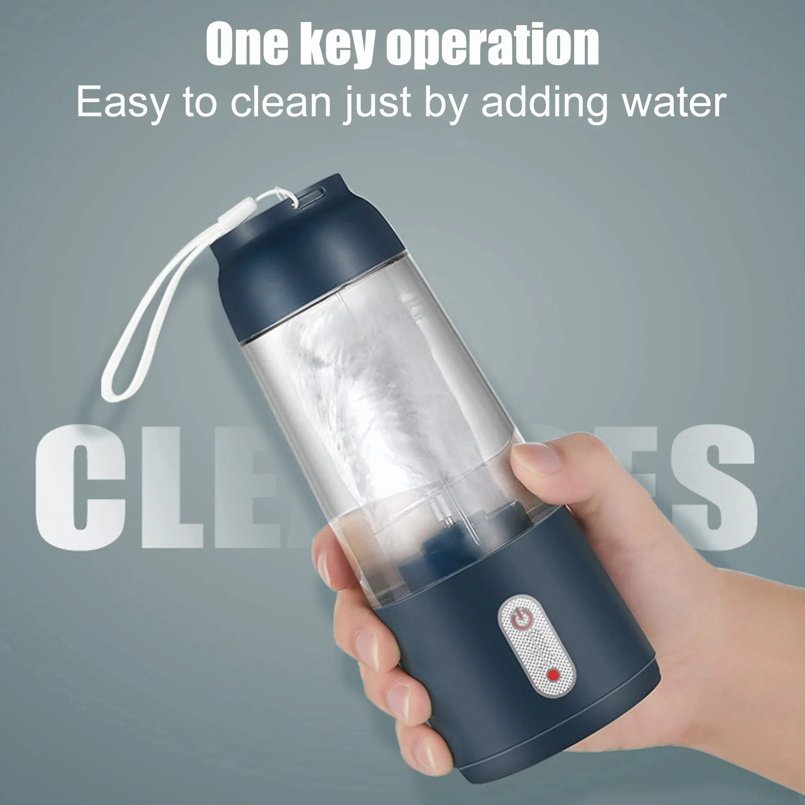 Elektryczny Kubek do Sokowirówki, Mikser do Soków Owocowych USB 300 ML, Mini Przenośny Akumulatorowy Kubek do Sokowirówki Ice Travel Blender Mixer Machine Z