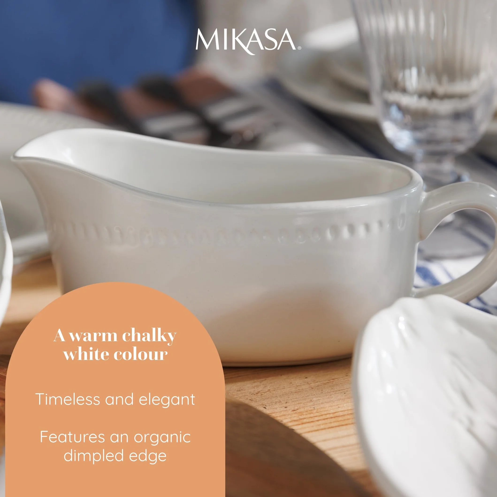 Mikasa Cranborne Kamionkowa sosjerka 300 ml do sosów i kremów