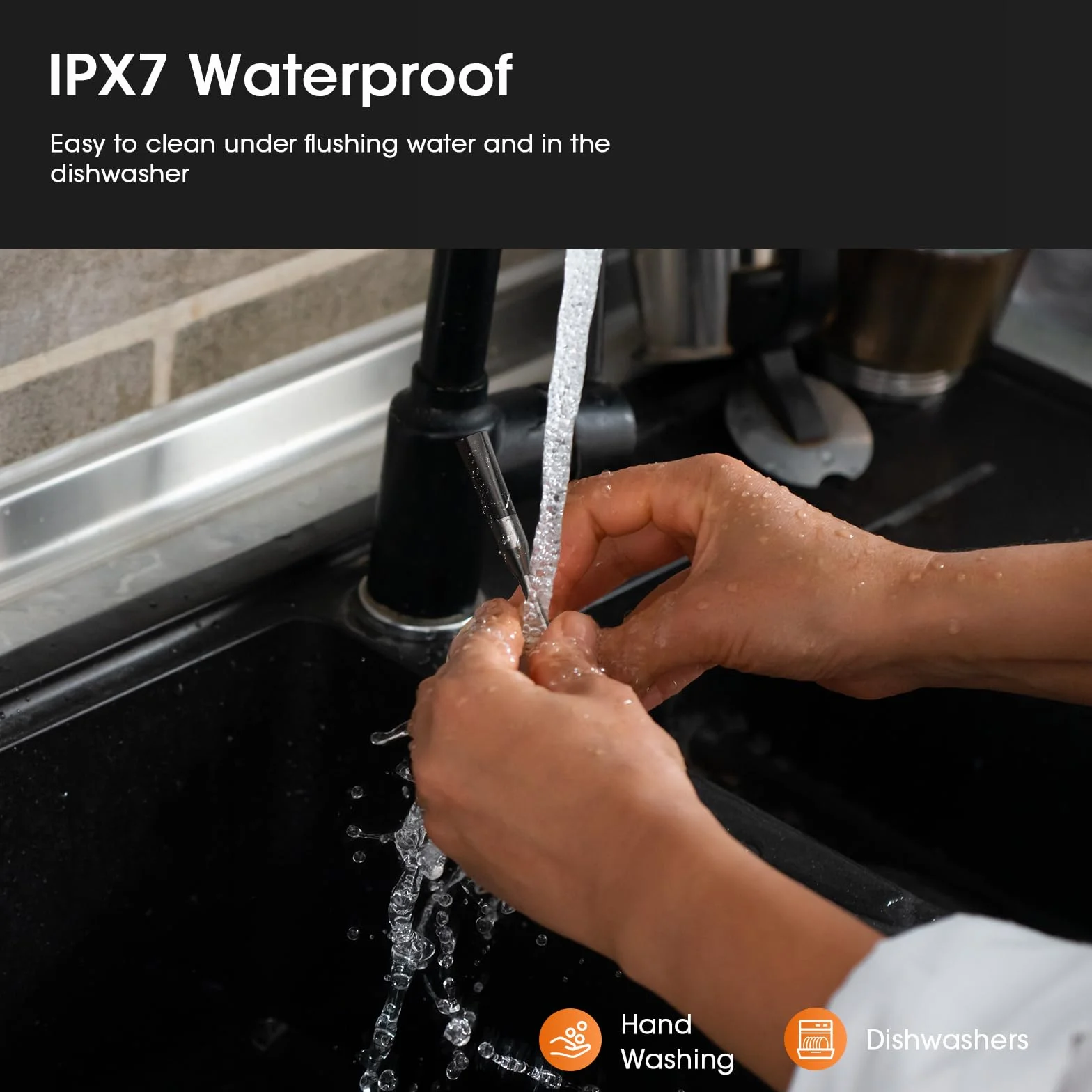 DOQAUS Termometr do mięsa, bezprzewodowy, 158m, Bluetooth, termometr do grilla, 1S-Odpowiedź, Termometr do mięsa, IPX7 wodoodporny, termometr do smażenia, do grilla, piekarnika, wędzarni, rotisserie