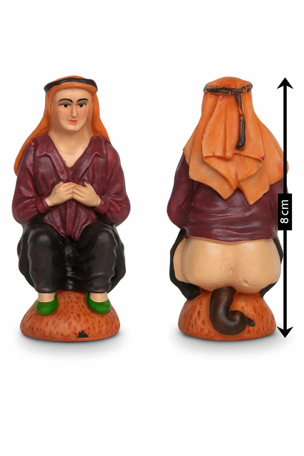 Caganer figura Bożonarodzeniowa do szopki belen