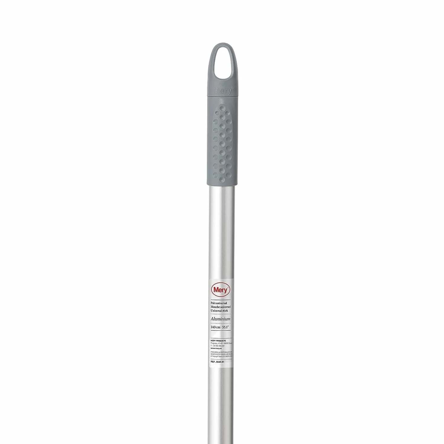 Mery Palo Kij do Miotły, Srebrny, 140 cm
