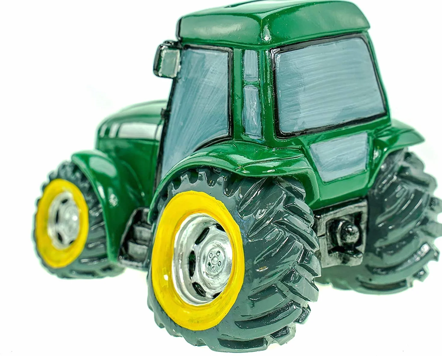 Skarbonka traktor zielona