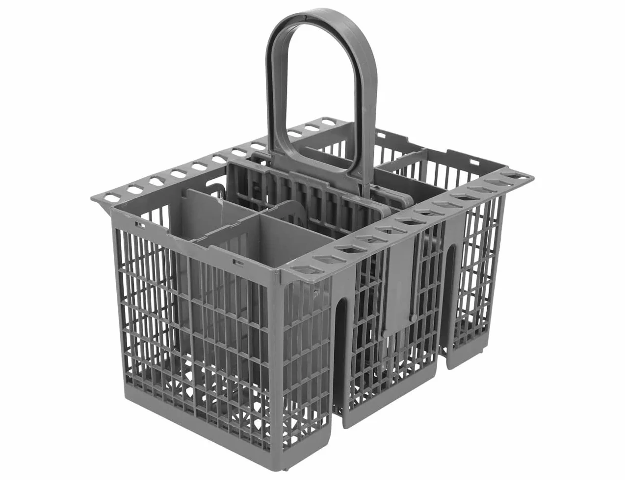 Kosz na sztućce do zmywarki kompatybilny z Hotpoint, Indesit, Whirlpool Grey