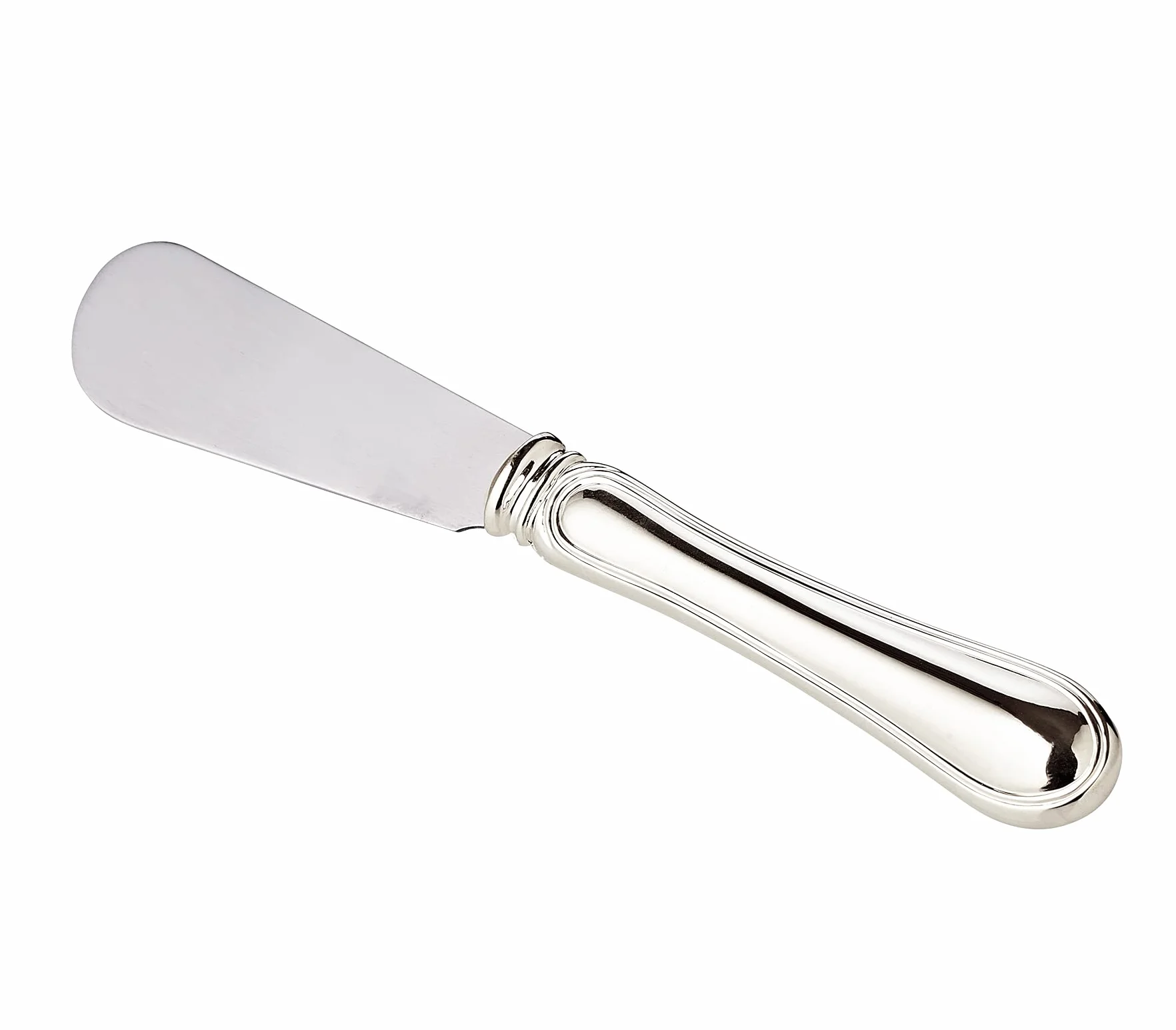 EDZARD Nić do masła (dł. 15 cm) szlachetnie posrebrzana do masła, sera – nóż do sztućców, nóż do krojenia na desce, srebrne sztućce jako nóż śniadaniowy, nóż do masła, nóż do sera i nóż kuchenny