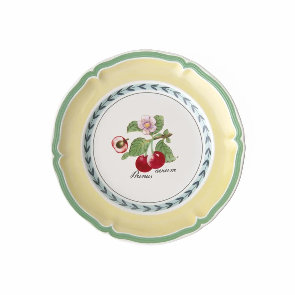 Villeroy & Boch Francuski talerz do chleba Valence, 17 cm, porcelana premium, biały/wielokolorowy