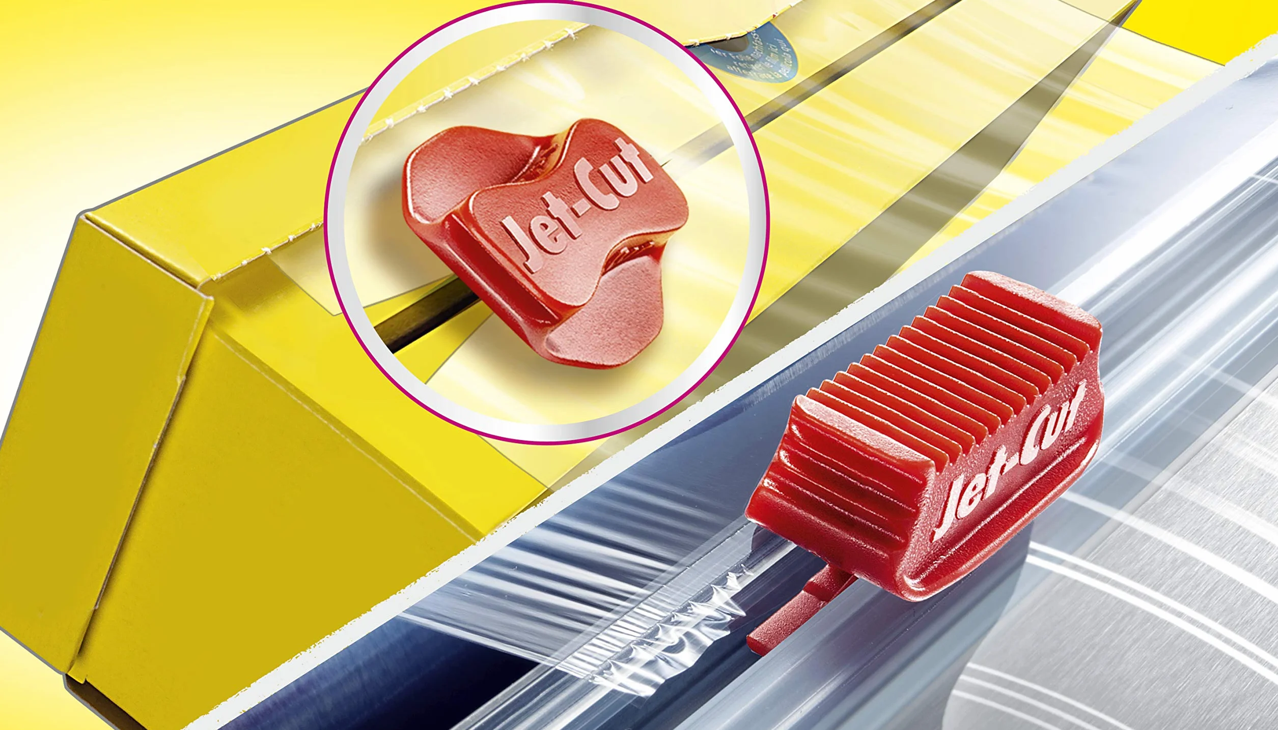 system do ponownego napełniania folii spożywczej ze stali nierdzewnej, zestaw startowy do gastronomii z 500m Jet-Cut + 70m folii Alustar, 1 sztuka