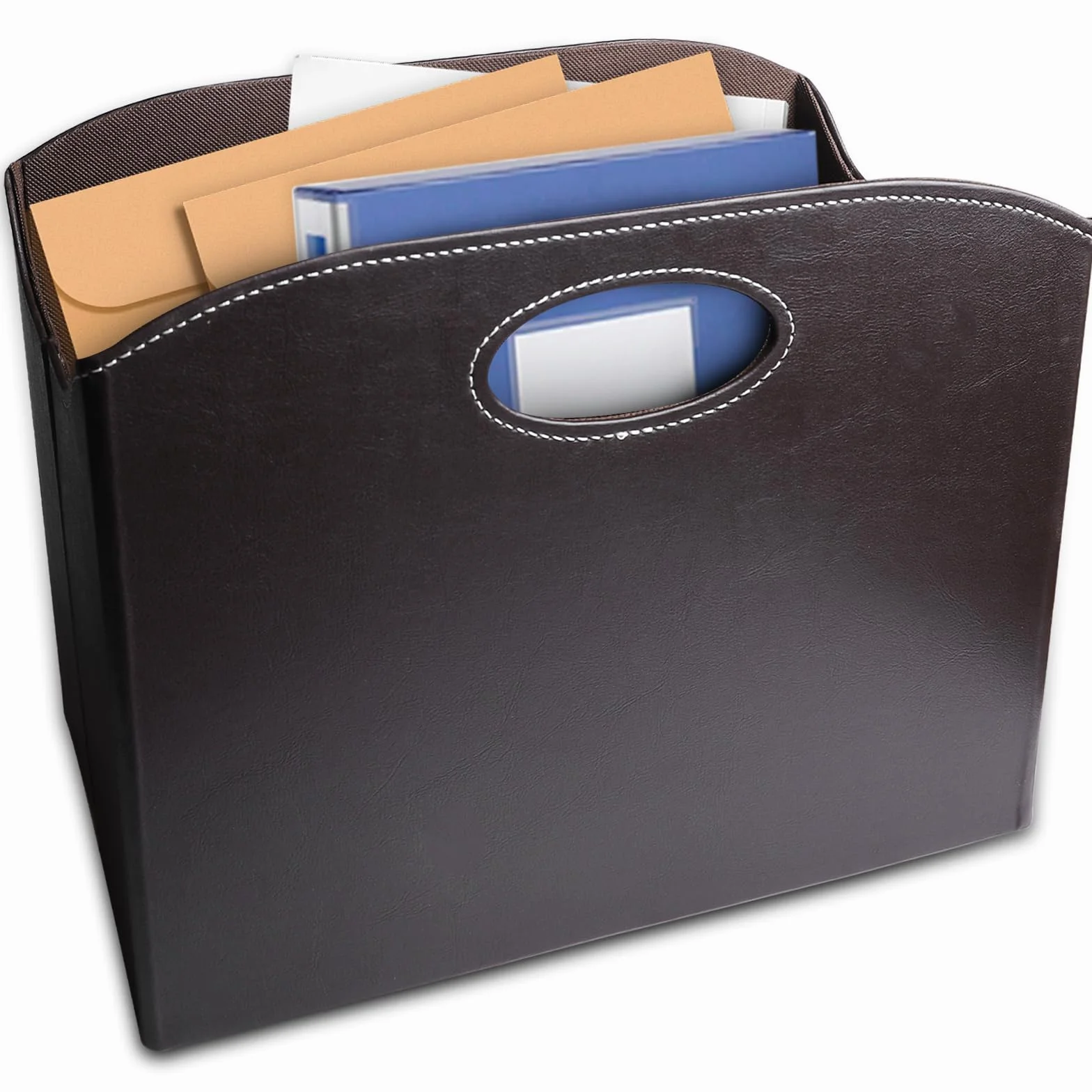 Stojak na gazety składany organizer na czasopisma 35x19x27 cm