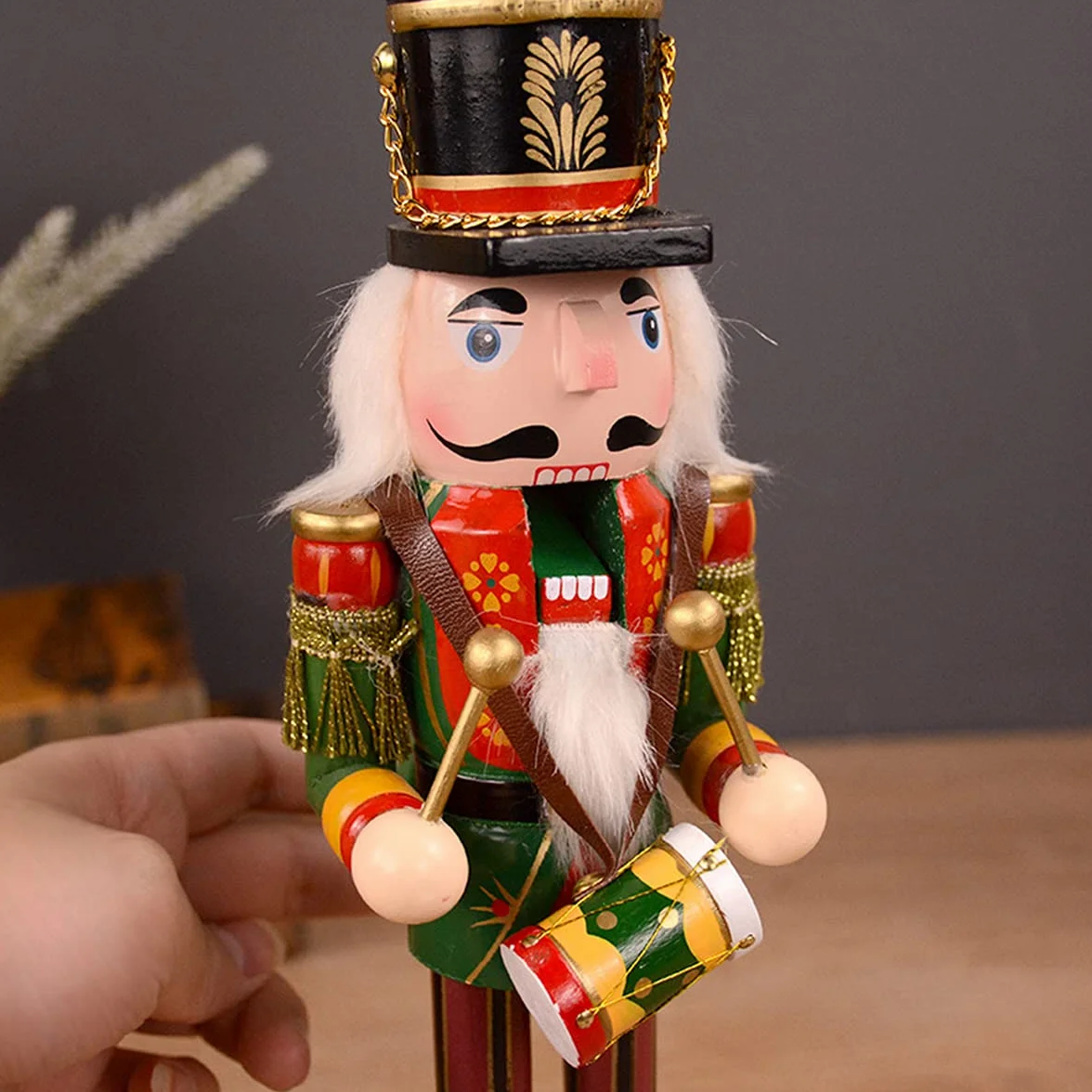 Dziadek do orzechów, figurka Boże Narodzenie, dziadek do orzechów, żołnierz, dekoracja, drewniane figurki bożonarodzeniowe, dekoracja stołu, prezenty, ornamenty, dekoracja bożonarodzeniowa