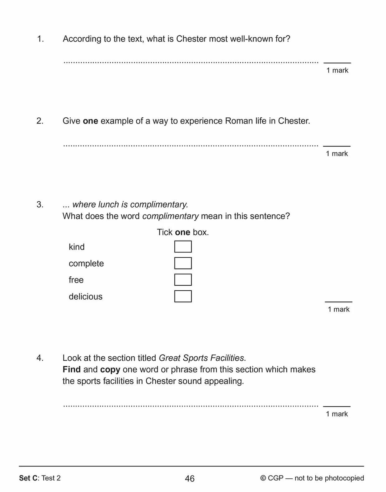 KS2 English SAT Buster 10-Minute Tests: Reading - Book 1 (for the 2027 tests)