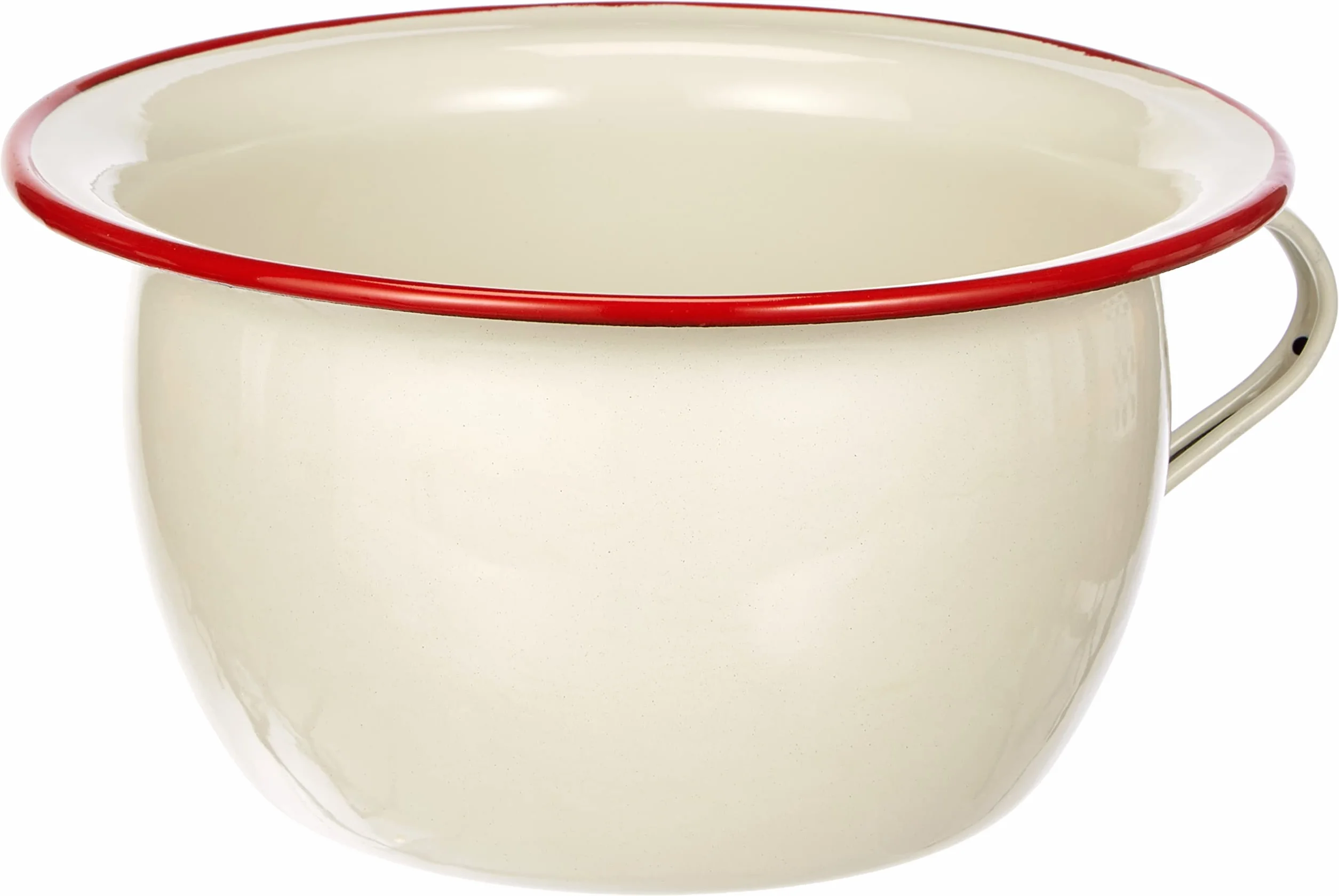 IBILI ORINAL Bordeaux 24 cm, stal nierdzewna, biały/czerwony