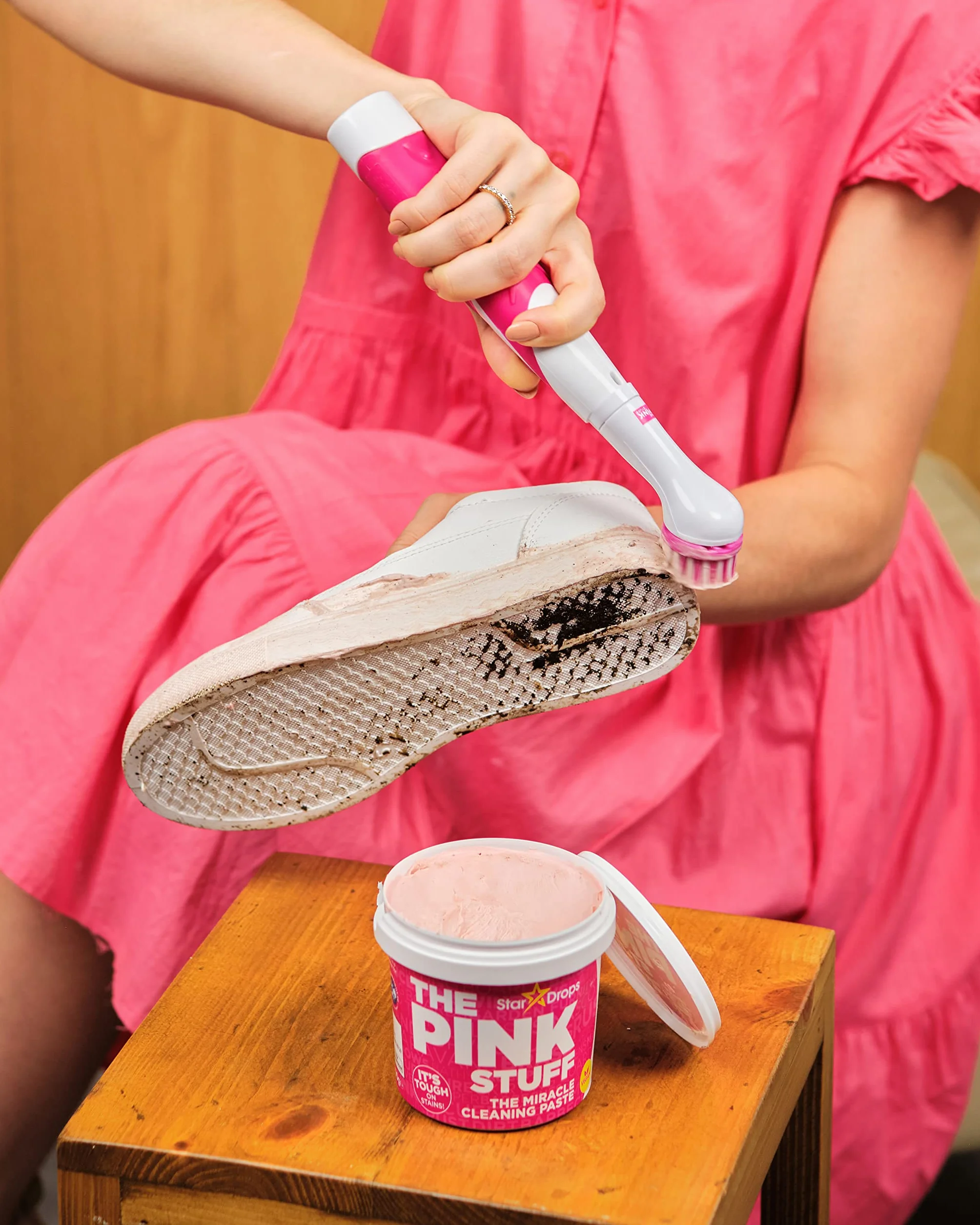 Stardrops The Pink Stuff - The Miracle Scrubber Kit - 4 głowice szczotki do czyszczenia