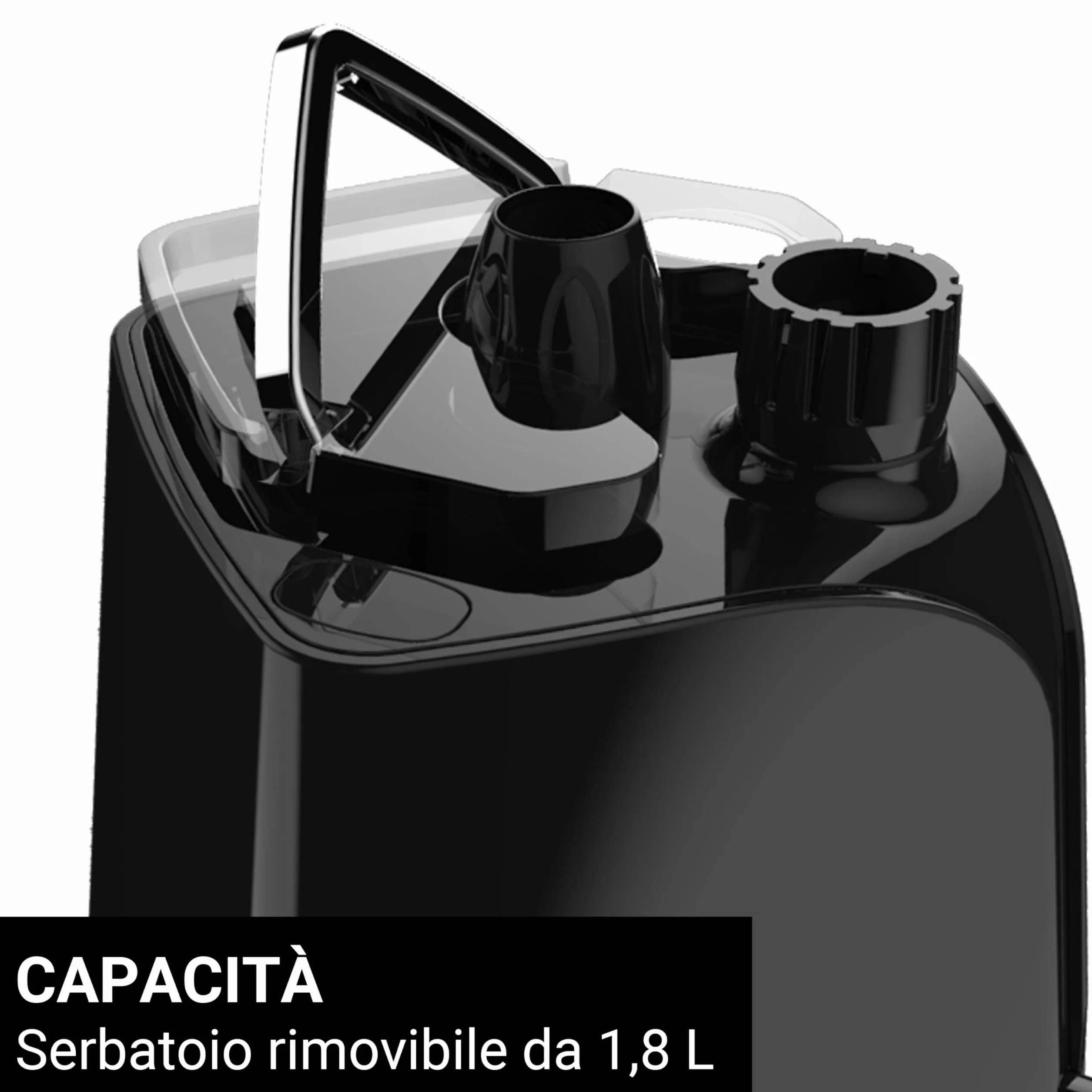 STEAMONE h18b prasownica parowa żelazko parowe pionowe czarne błyszczące 1,8 l 1800 W