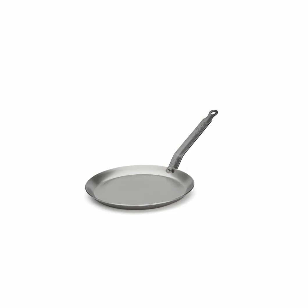 de Buyer - Patelnia do naleśników CARBONE PLUS z ciężkiej stali żelaznej - 22 cm - 5120.22