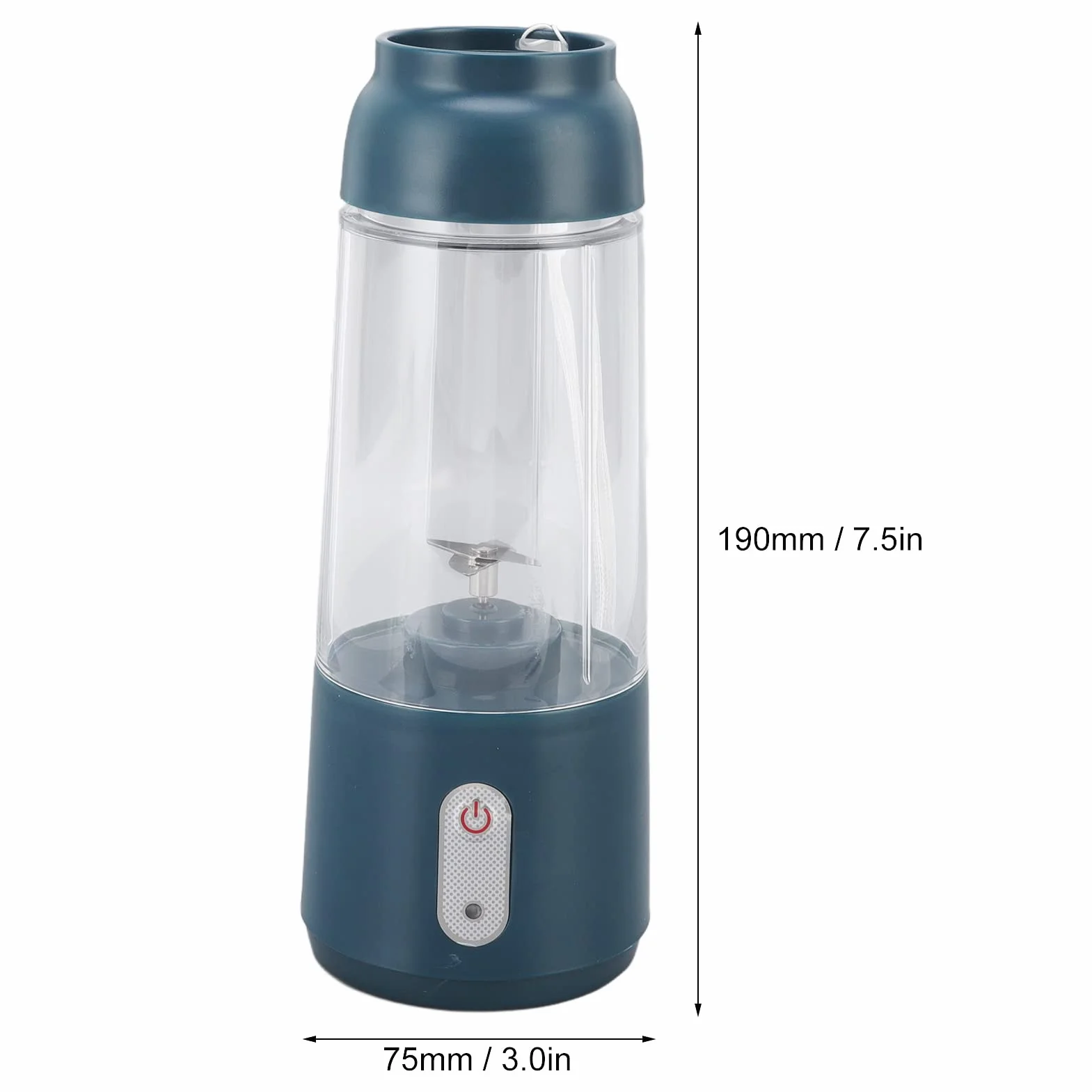 Elektryczny Kubek do Sokowirówki, Mikser do Soków Owocowych USB 300 ML, Mini Przenośny Akumulatorowy Kubek do Sokowirówki Ice Travel Blender Mixer Machine Z