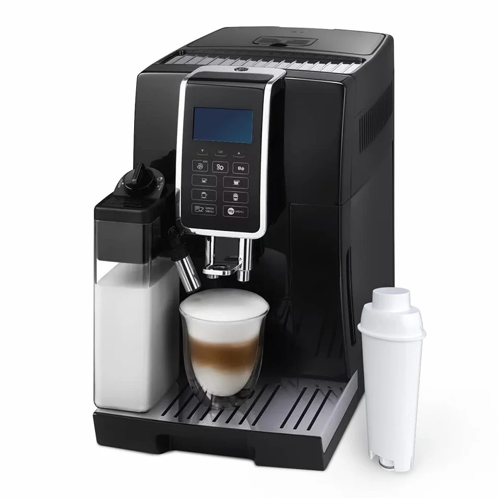 Aquafloow filtr do wody zamiennik do DeLonghi DLSC002, SER3017 i 5513292811 ekspresów do kawy – w tym wersje serii ECAM, ESAM, ETAM (4-pak)