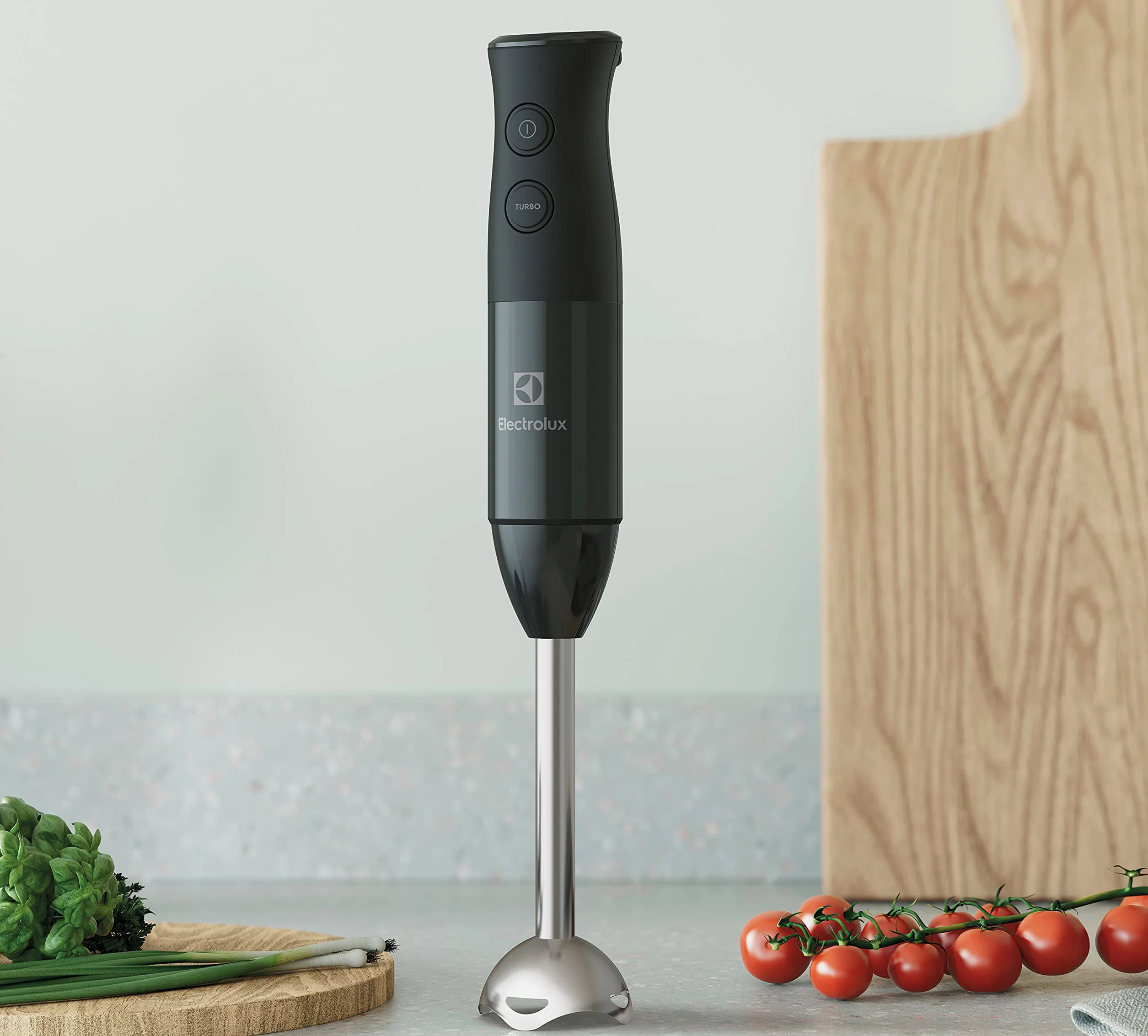 Electrolux Blender Ręczny Create 4 E4HB1-6GG, Rozwiązanie TruFlow, Blenderowy, Funkcja Turbo, Wydajny silnik o mocy 600W, Liczba ustawień 10, Urządzenie nie zawiera bisfenolu, 600 ml, Czarny