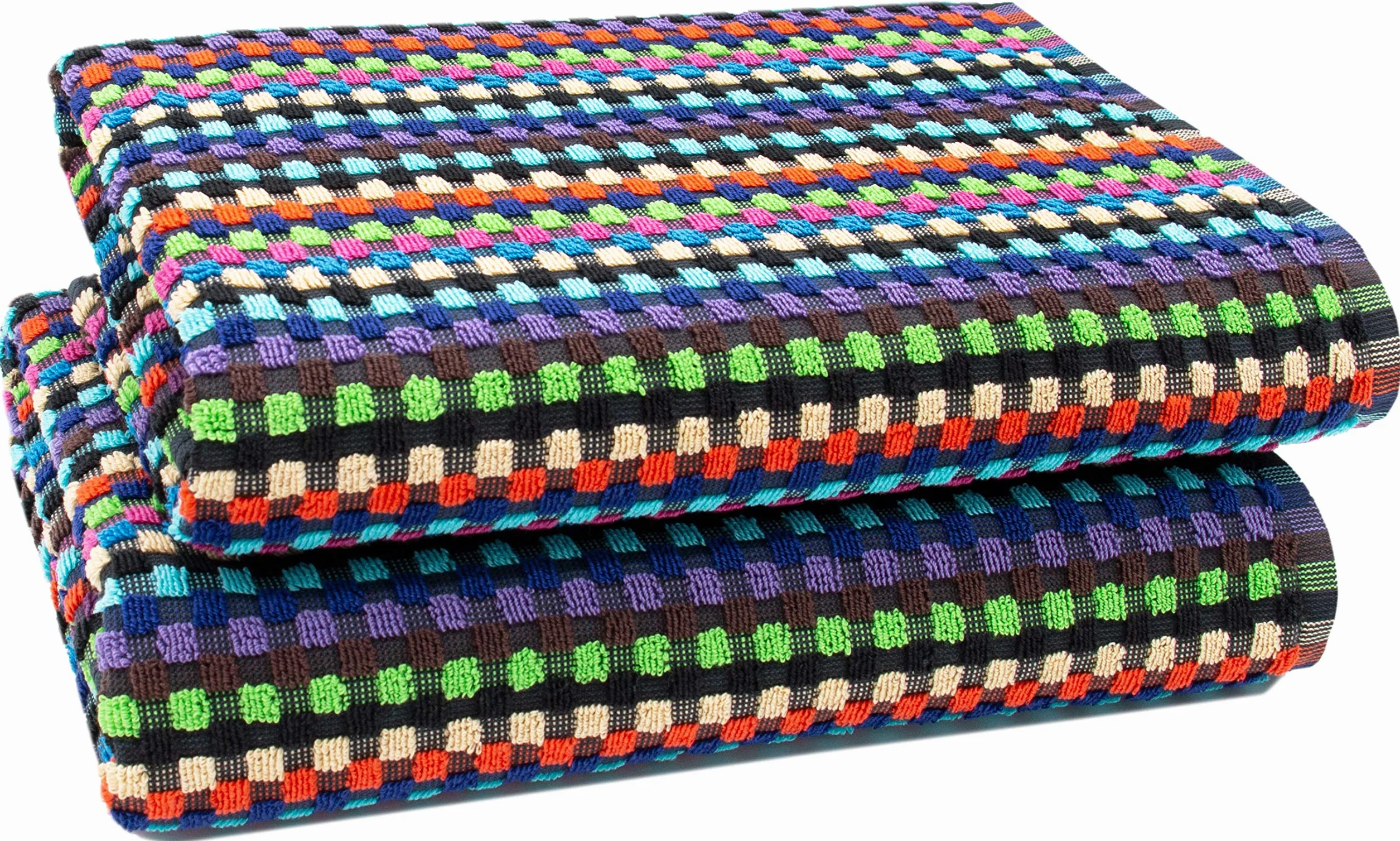 Zollner Zestaw dwóch ręczników kąpielowych 70x140 cm 100% bawełna