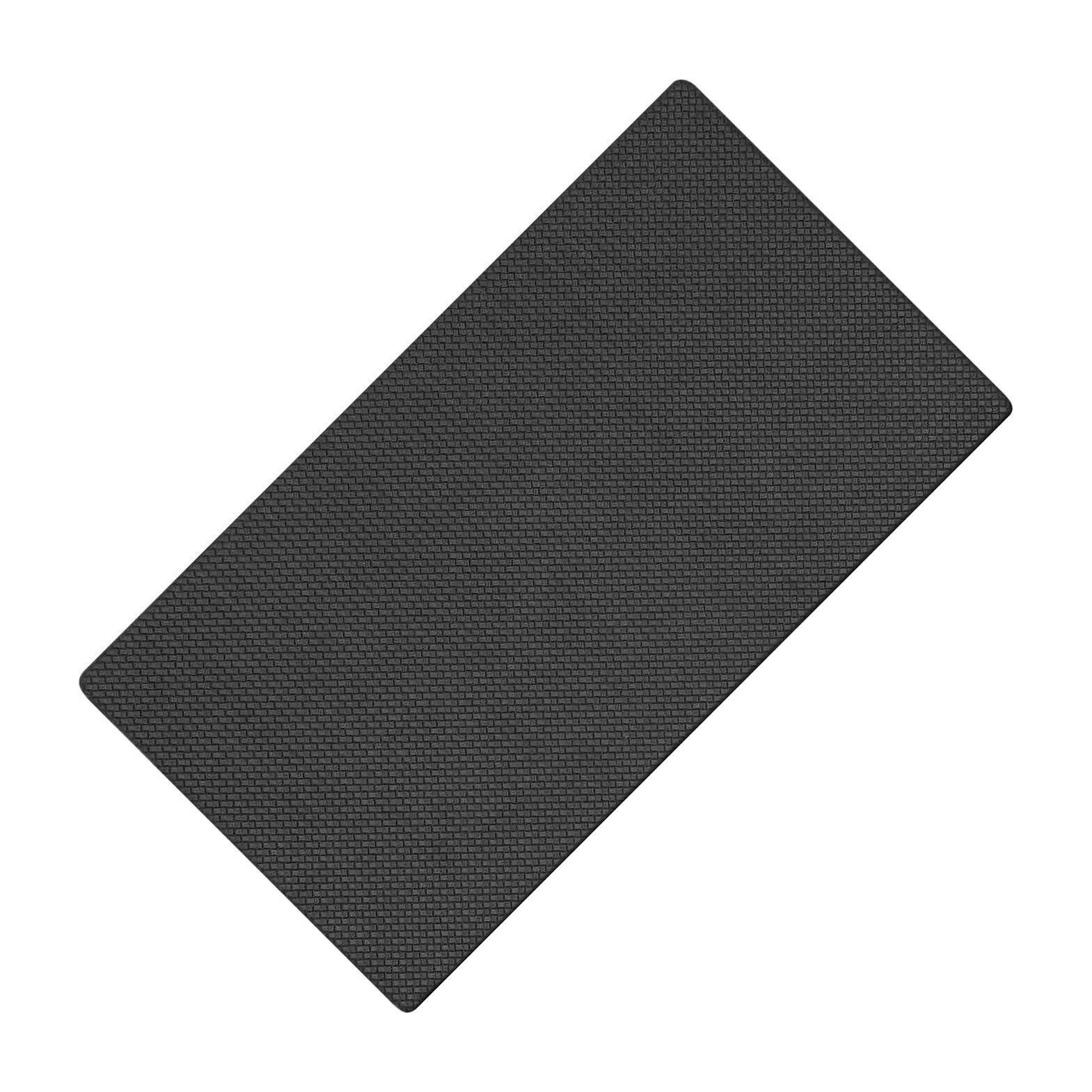 Waterproof Kitchen Mat for Floor, Anti-Fatigue Cushion Rug, 44x120x0.8cm Black