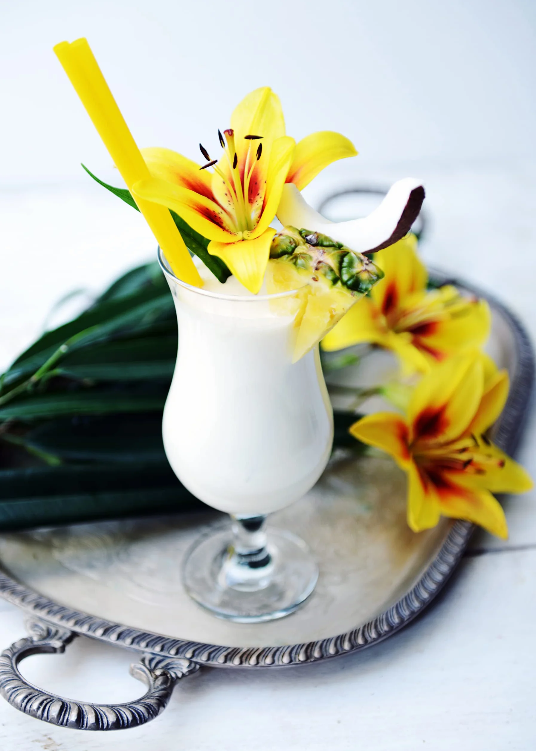 Glasmark KROSNO, Zestaw 6 Szt. Kieliszków do Koktajli i Drinków, 420ml, Pina Colada, Long Drinki, Milkshake, Szkło Wysoki Połysk
