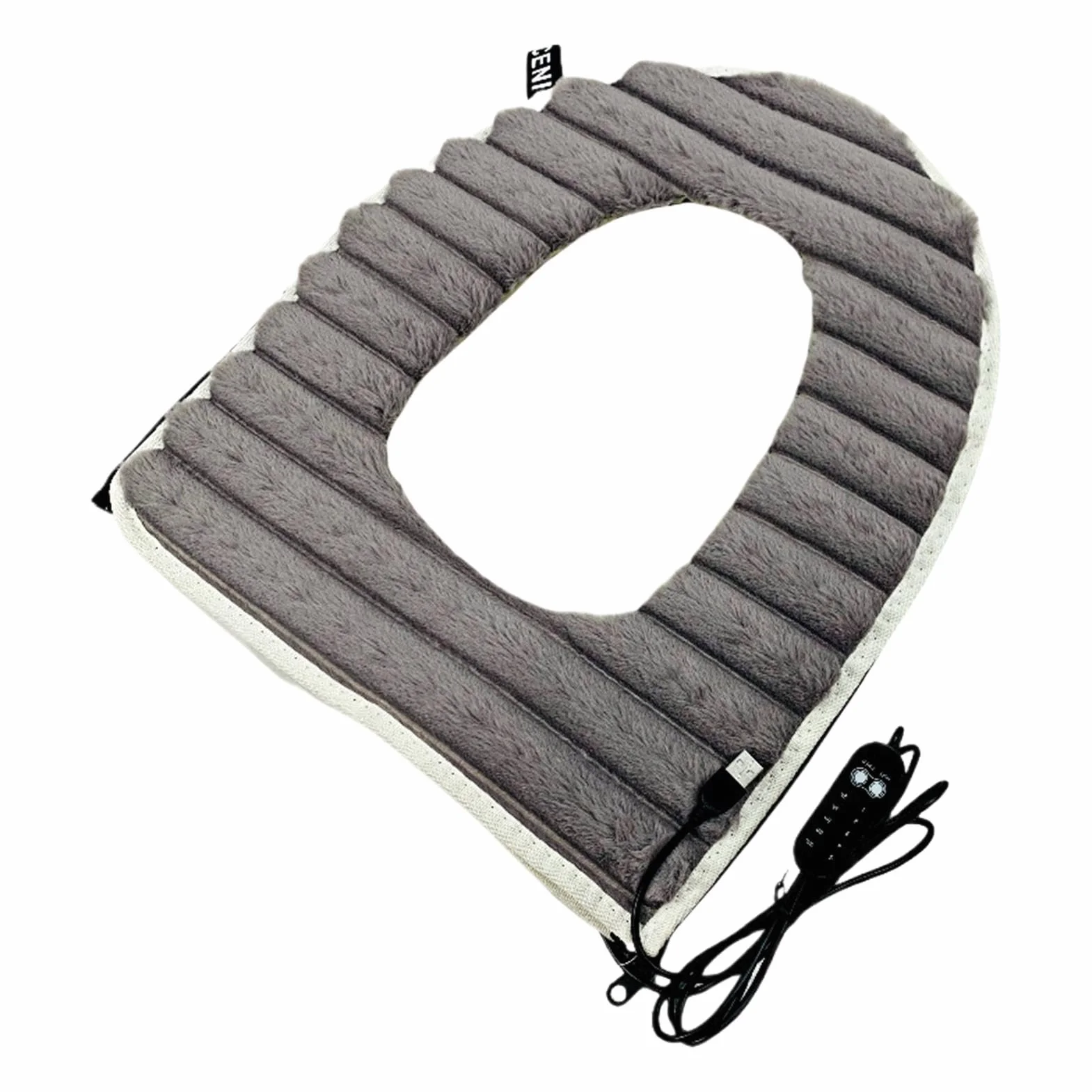 Deska sedesowa ogrzewana, podgrzewacz na deskę sedesową, regulowana osłona sedesu, USB deska sedesowa z regulowaną temperaturą 44 x 37 x 2 cm na zimowe wygody w łazience (1 sztuka)