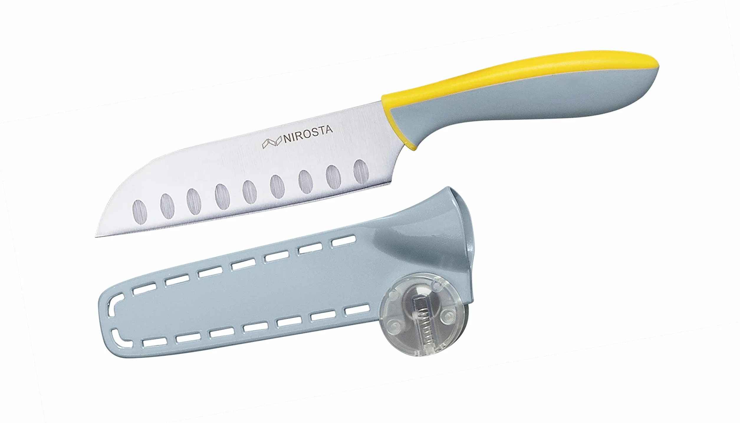 Nirosta Eversharp mały nóż Santoku kuchenny ze stali nierdzewnej Soft-Touch 13 cm