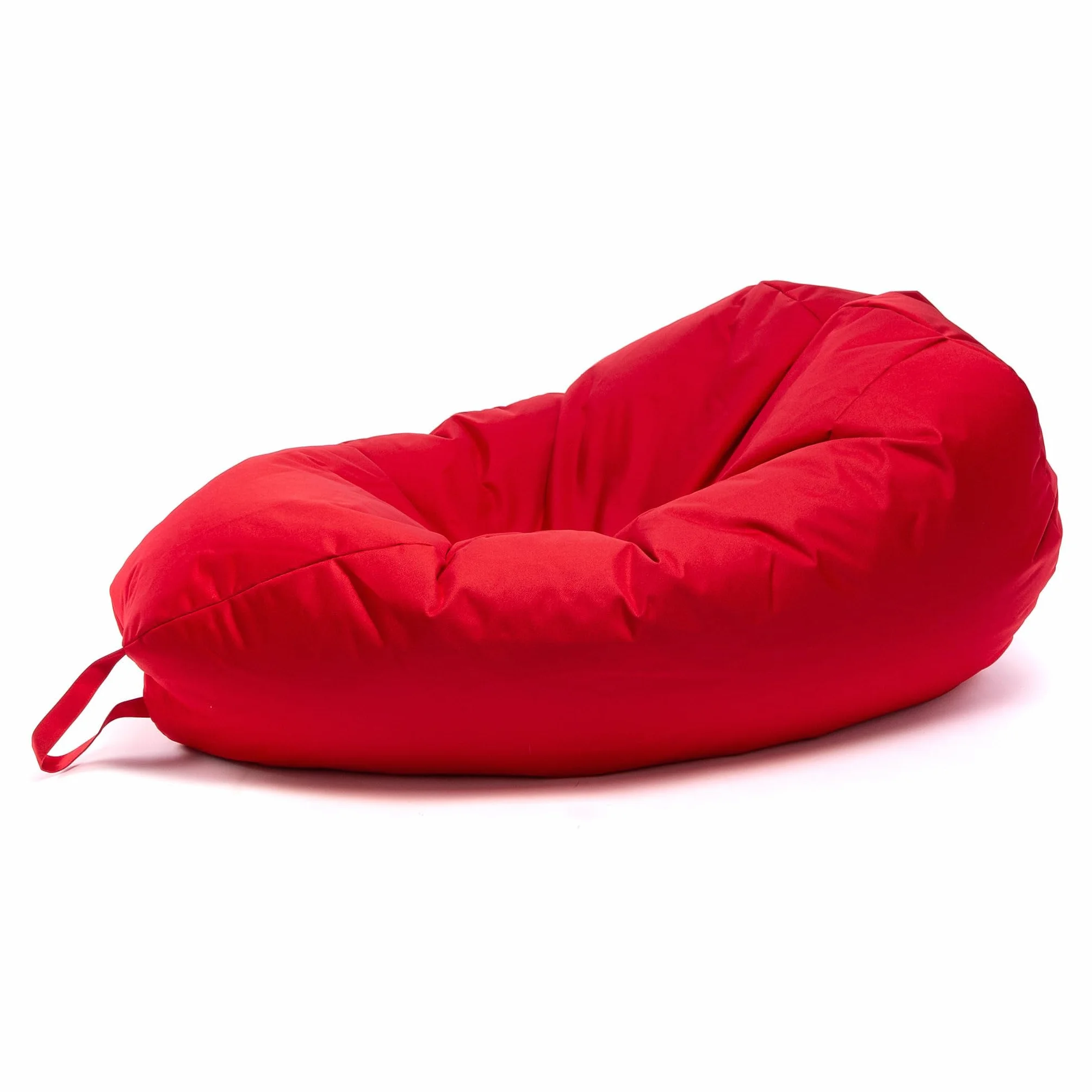 Ecopuf - Sako Pufa Fotel Zewnętrzny - Beanbag do pokoju dziecięcego - Stylowa poduszka z tkaniny - Fotel relaksacyjny - Wyposażenie domu - Rozmiar XL - 85x135cm - Czerwony Nc12