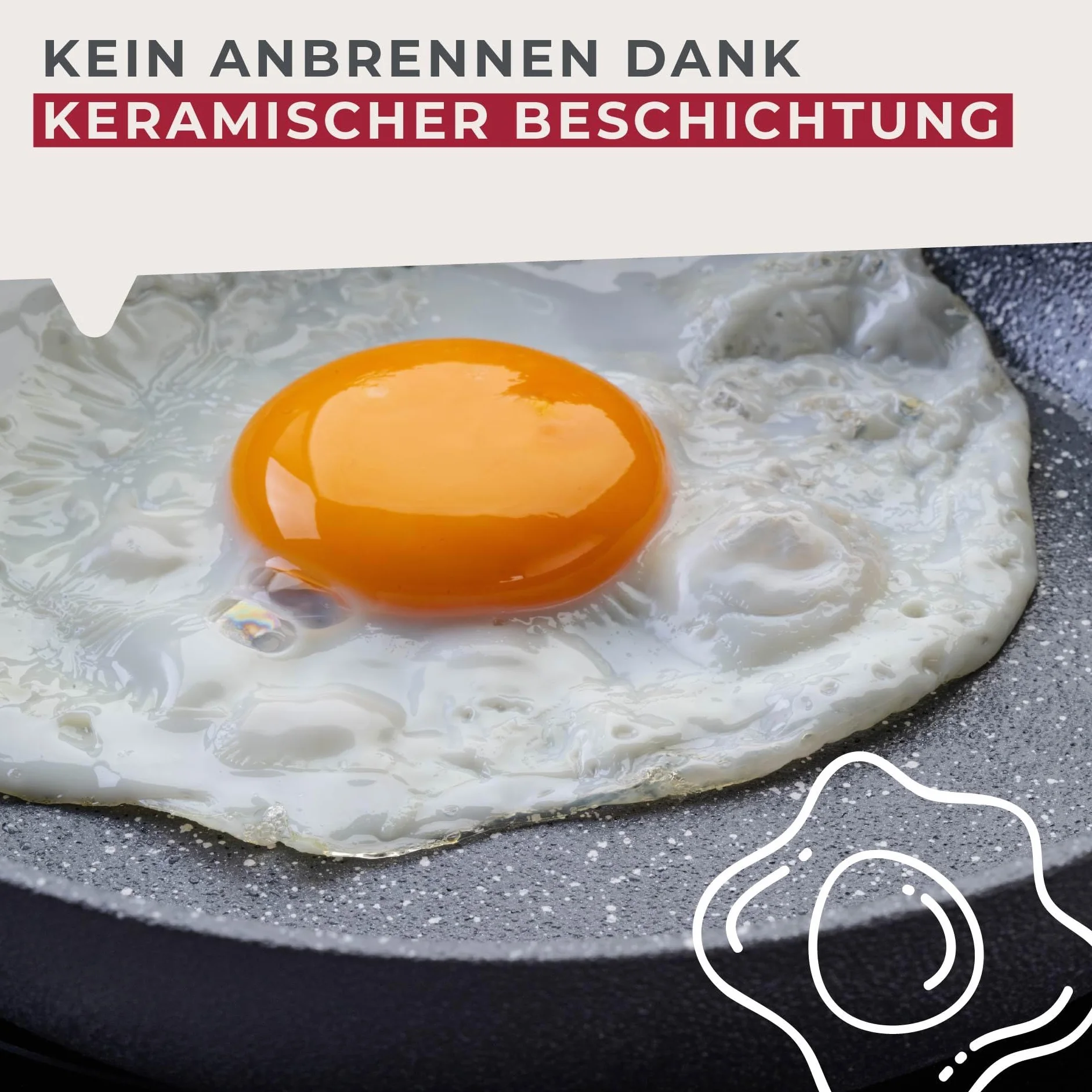 Fackelmann Patelnia Cosmo – średnica 20 cm z tłoczonego aluminium, powłoka ceramiczna Excilon bez użycia PFAS, uchwyt Soft-Touch, czyszczenie ręczne
