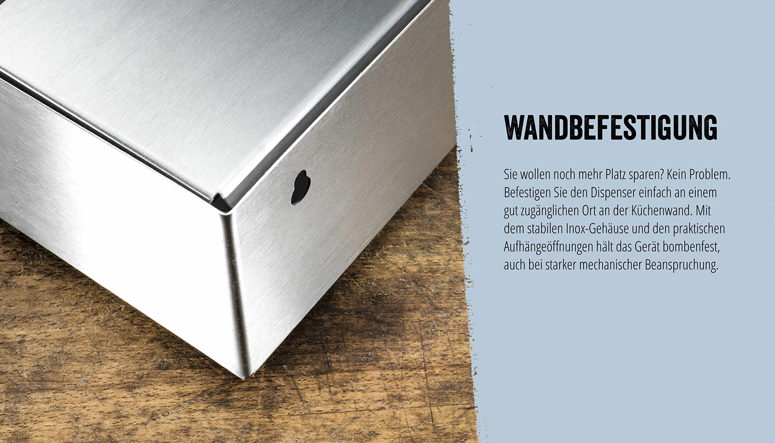 system do ponownego napełniania folii spożywczej ze stali nierdzewnej, zestaw startowy do gastronomii z 500m Jet-Cut + 70m folii Alustar, 1 sztuka