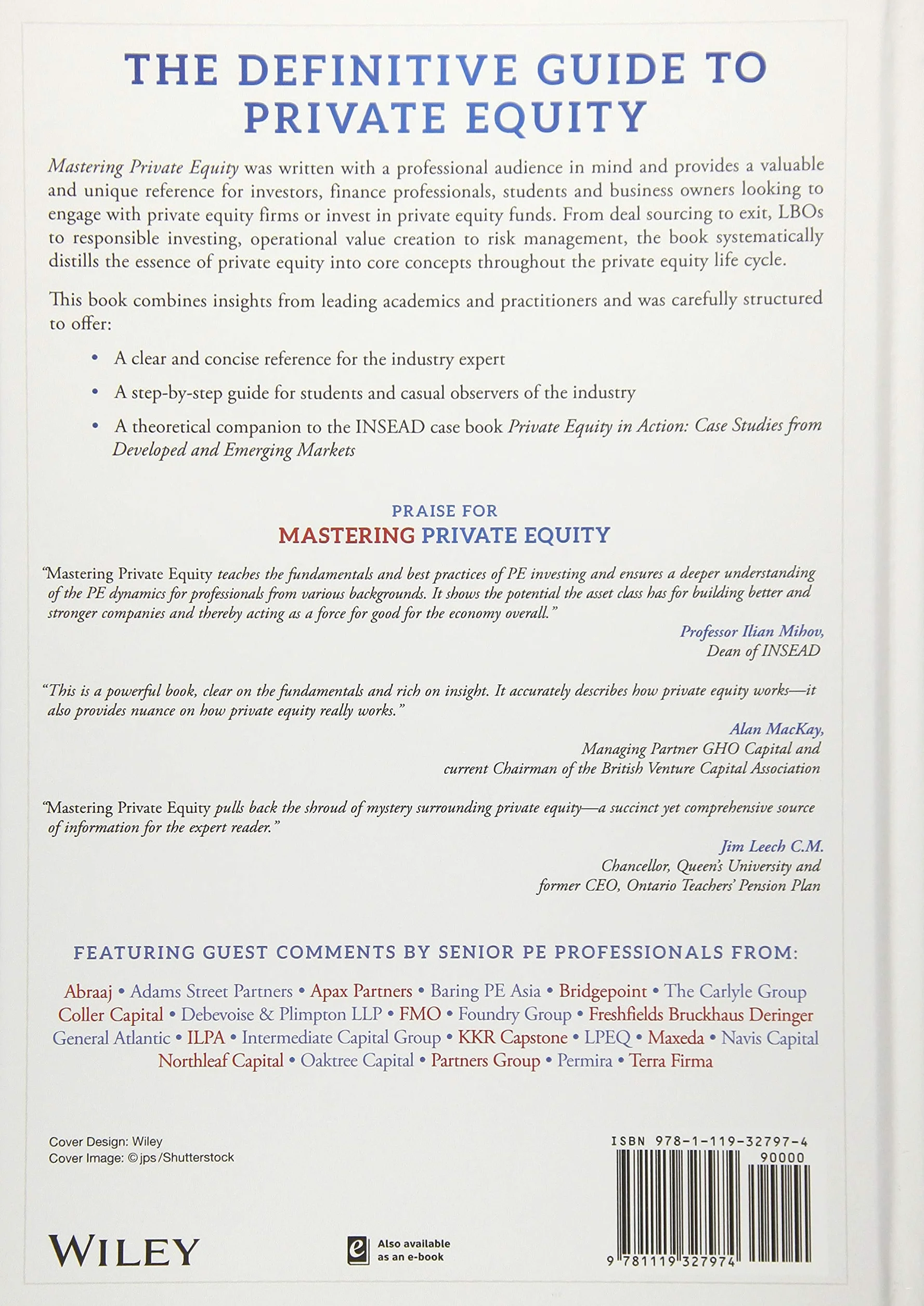 Mastering Private Equity: Transformation via Venture Capital, Minority Investments and Buyouts