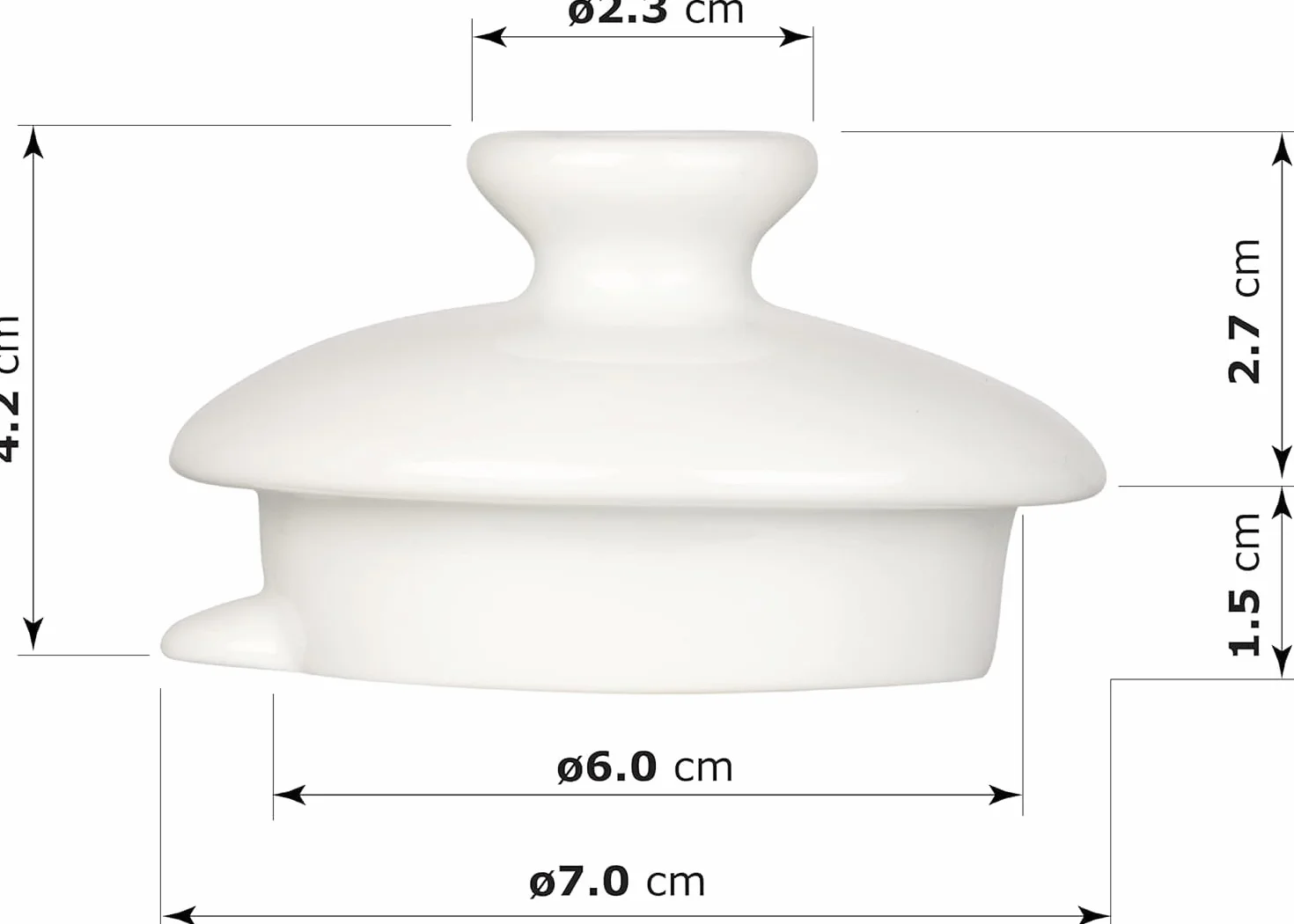 Czajniczek Swansea 1,6 l biały do użytku z torebkami herbaty/filtrami ze stali nierdzewnej nie wchodzi w zakres dostawy.