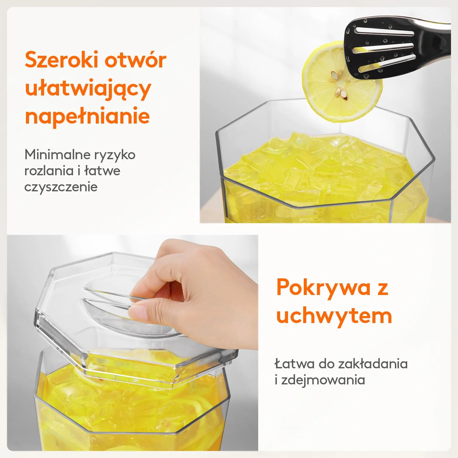 Lifewit 6L Dozownik Napojów z Kranikiem, Zestaw 2 Sztuki (w 1 opakowaniu) Plastikowy Dzbanek do Koktajli, Fontanna do Mrożonych koktajli z Podstawką na sok, Lemoniadę, Napoje Gazowane i Herbatę