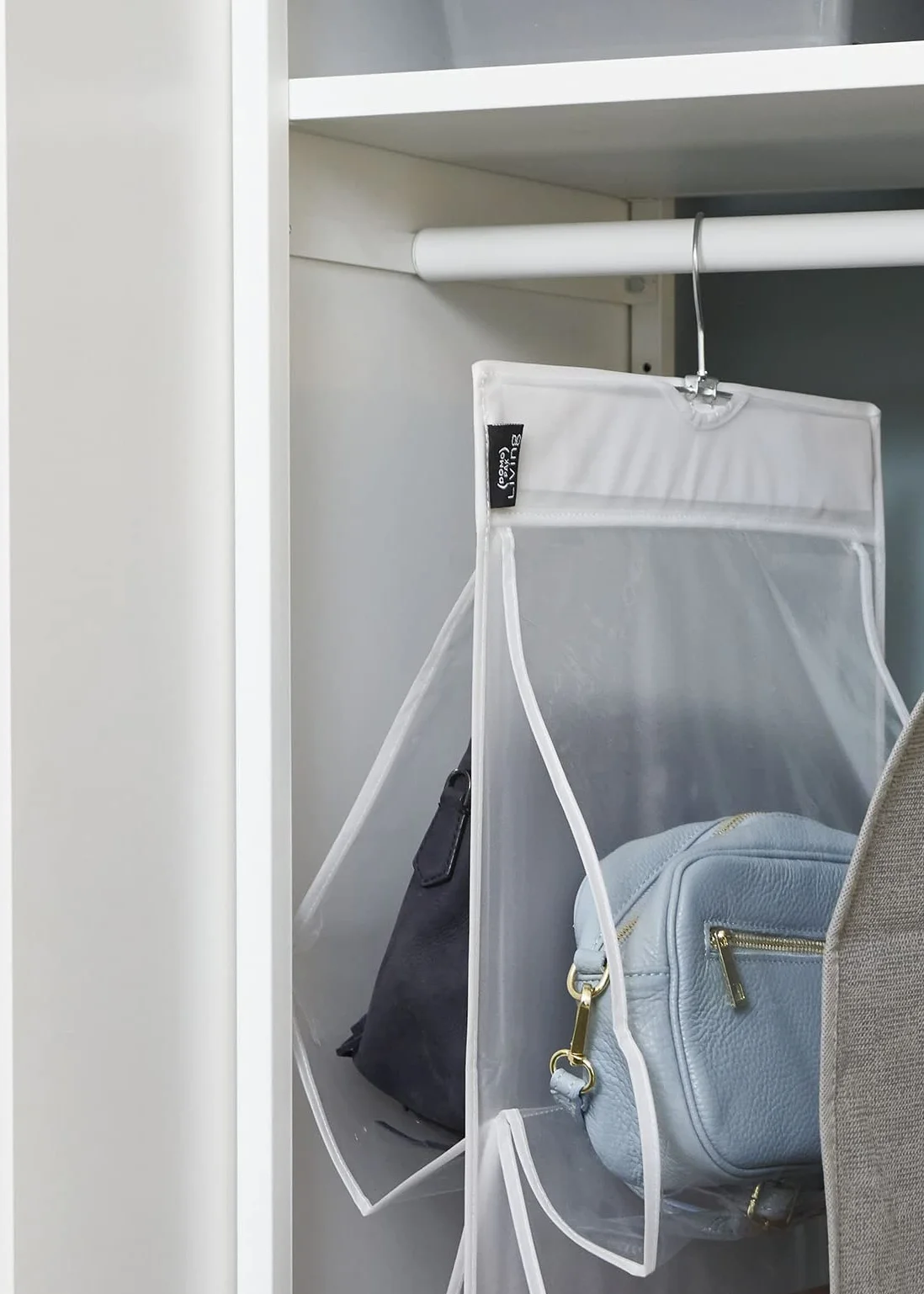 Domopak Organizer do torebki 36 x 120 cm, przezroczysty, polietylen/PEVA, 36 x 120 x 2 cm