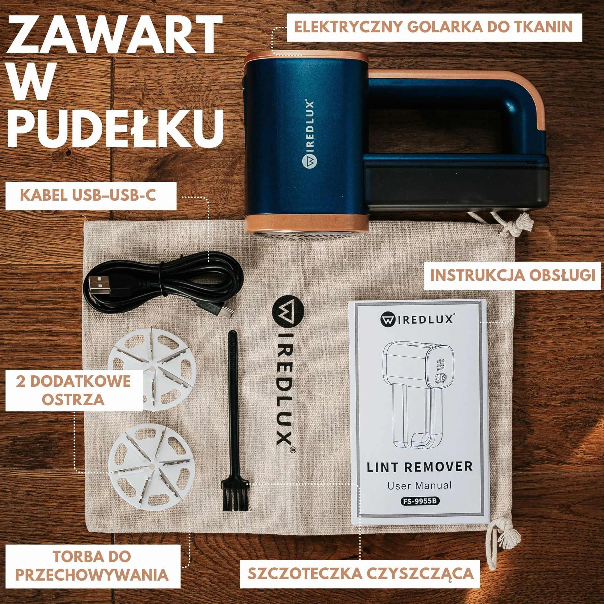 Elektryczna maszynka do usuwania kłaczków, ładowalna golarka do ubrań i mebli, regulowana, 3-biegowa, 6-skrzydłowe ostrze, światło LED, ładowanie przez USB, debobbler z podwójną ochroną