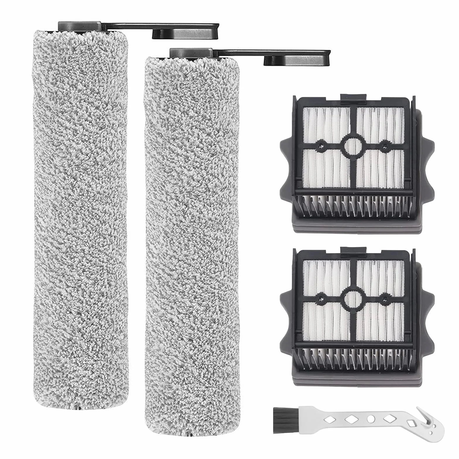 Zapasowa rolka szczotki i filtr HEPA do odkurzacza Tineco Floor One S5 Combo, 2 rolki + 2 filtry + 1 szczotka