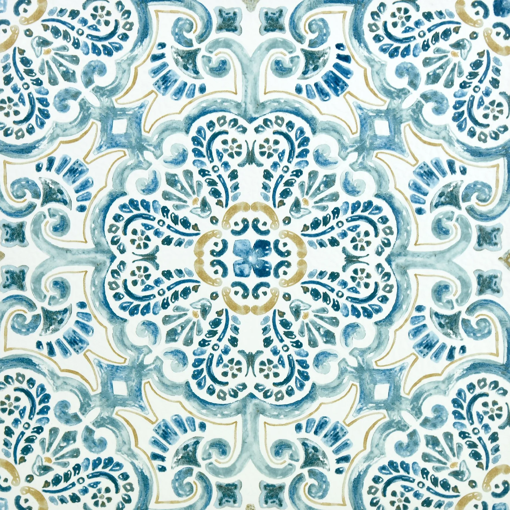 WallPops Fontaine płytki podłogowe odklej i przyklej blues 30,5 x 30,5 cm zestaw 10 sztuk