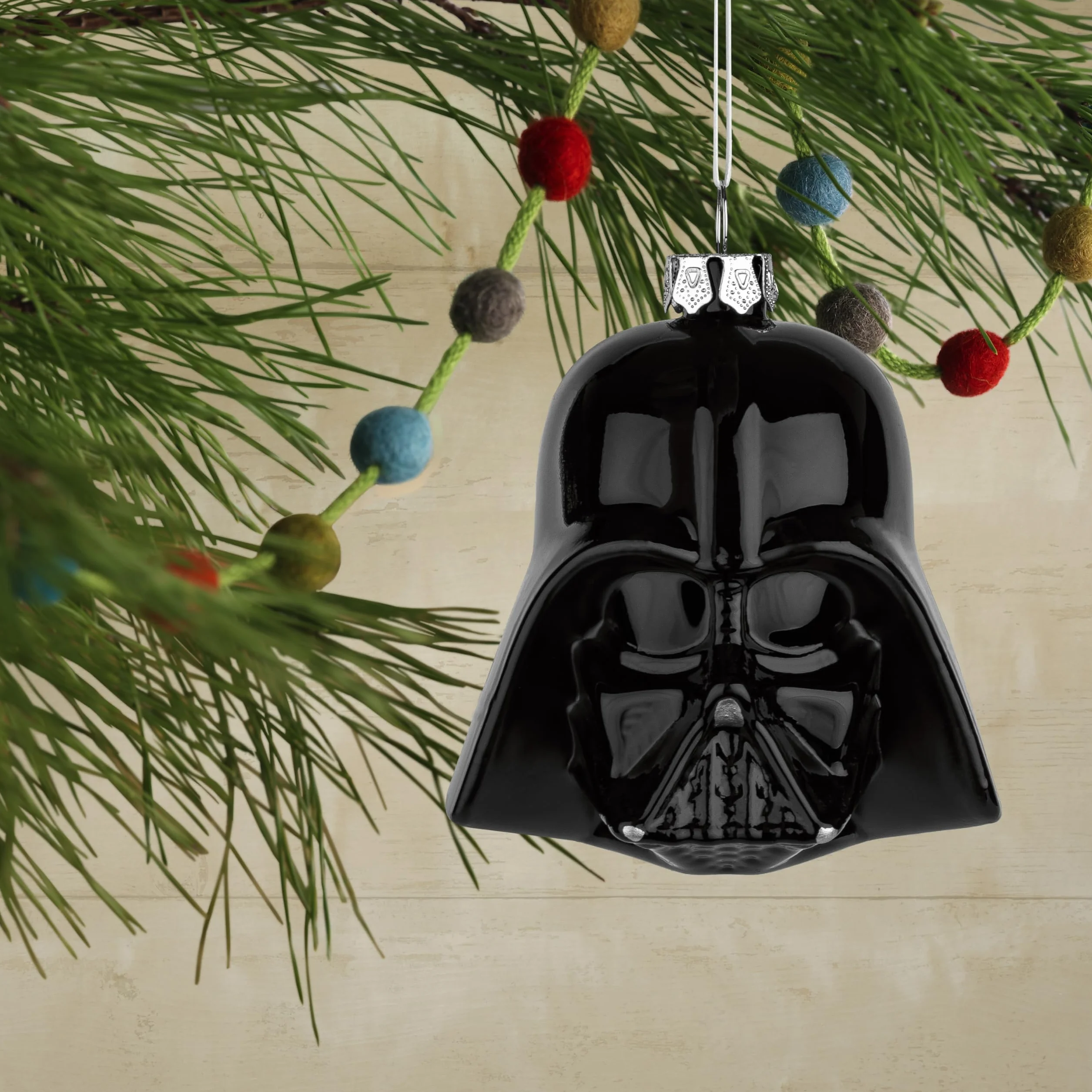 Hallmark Darth Vader szklana ozdoba, dekoracja choinki z motywem Gwiezdnych Wojen, wisząca ozdoba na Boże Narodzenie, prezenty na Boże Narodzenie
