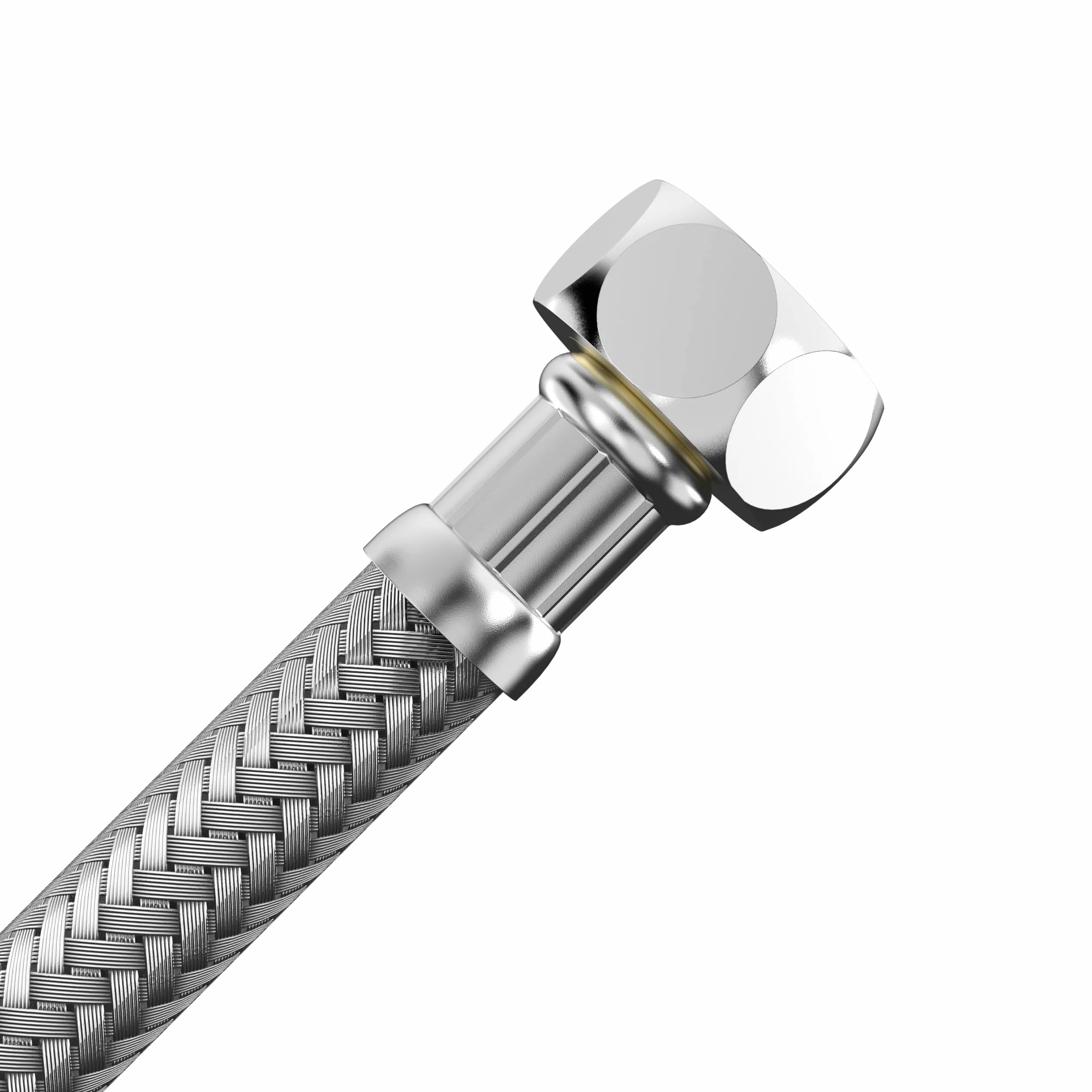 VARIOSAN Wąż pancerny przedłużacz 1,5 m 3/4" AG x 3/4" ÜWM ze stali nierdzewnej do pralki i zmywarki