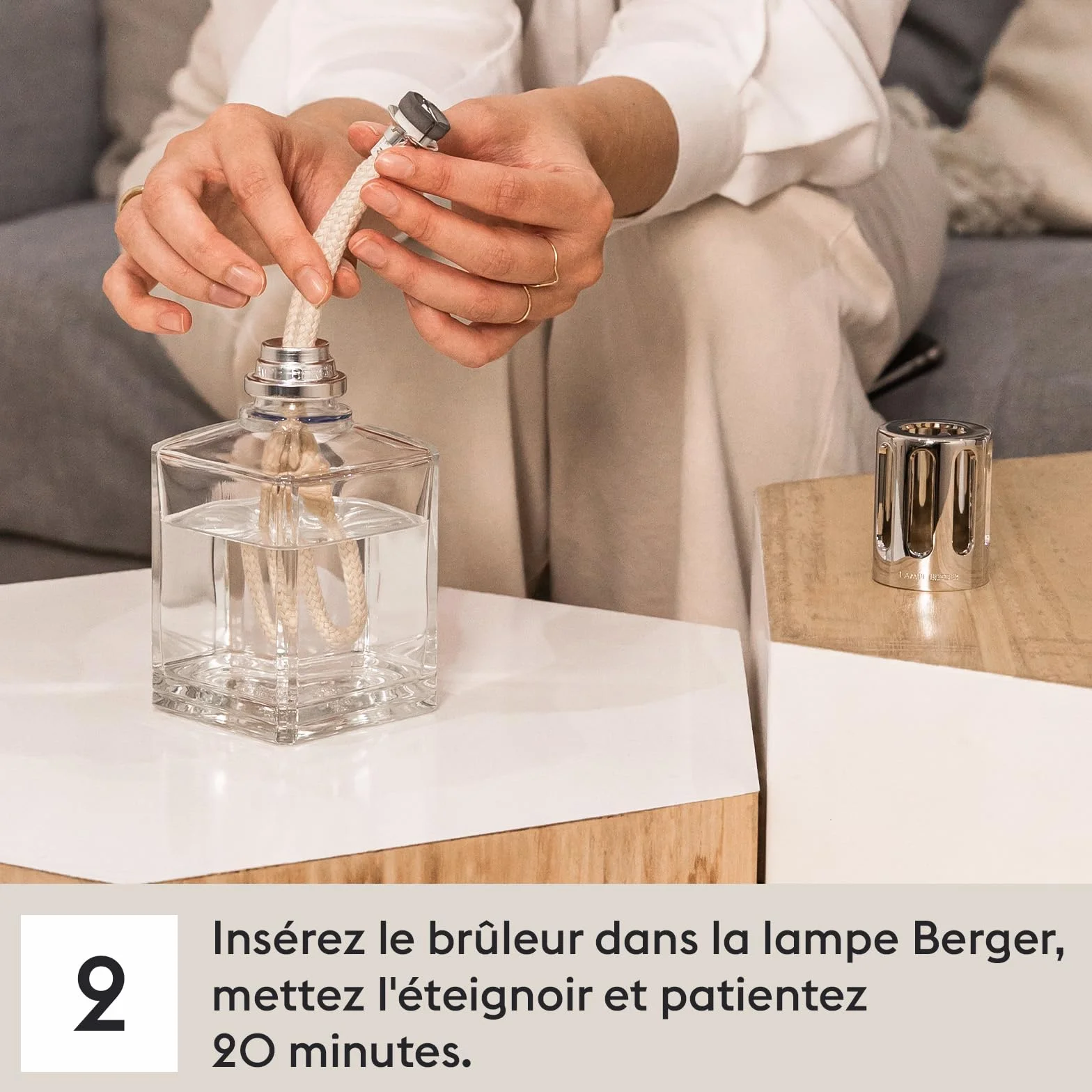 Maison Berger Lampa Berger Air Pur 3P Burner - wysoka wydajność - ulepszone rozpraszanie zapachów - wyprodukowano we Francji