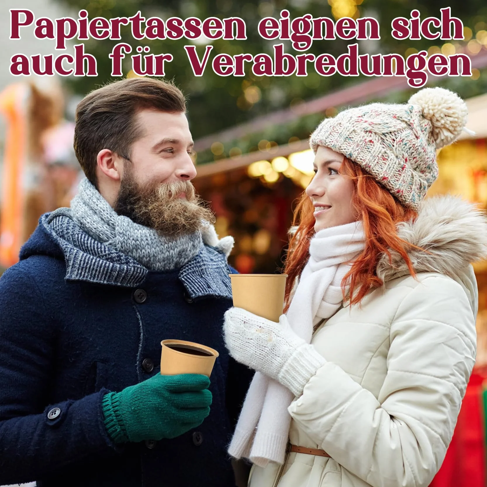 Kubek do kawy, 100 sztuk, kartonowe kubki do kawy, 210 ml, jednorazowe, szklanki do herbaty, kubki kartonowe, do gorących i zimnych napojów, brązowe