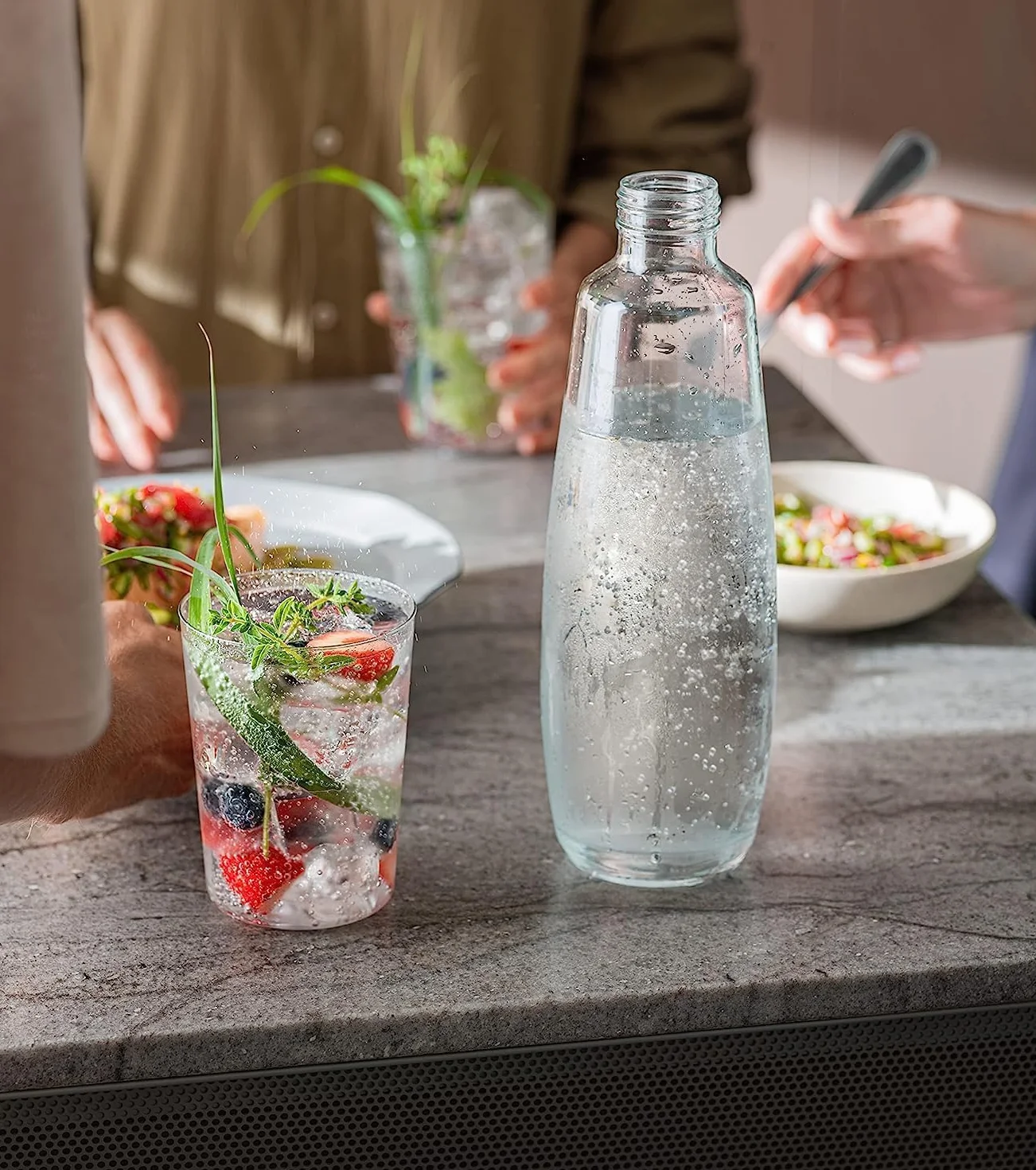 Sodastream Duo Butelka, Czarny, 1 l