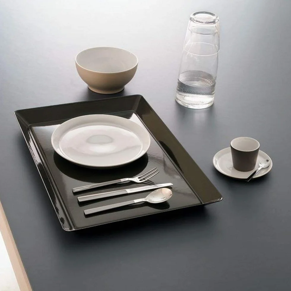 Alessi Zestaw sałatkowy Santiago, stal, 8 x 29,5 x 5 cm