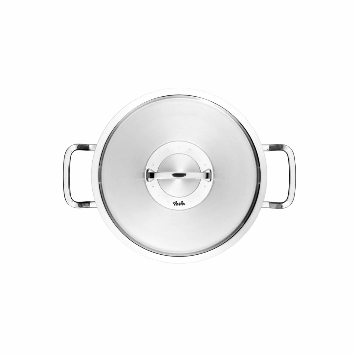 Fissler Oryginalny garnek Profi Collection/garnek do gotowania ze stali nierdzewnej (Ø 20 cm, 4 l) garnki z metalową pokrywką, skala wewnętrzna, Made in Germany - indukcja