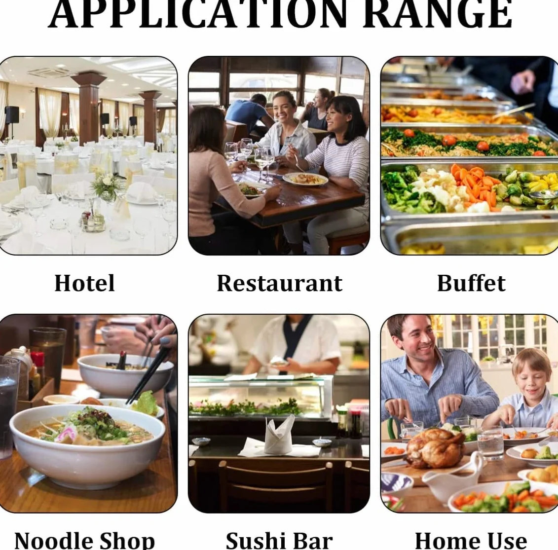 LATRAT 6 sztuk melaminy łyżki do zupy, azjatyckie łyżki do zupy, melaminy łyżka do ryżu z długim uchwytem do makaronu Wonton Soba Rice Pho Ramen