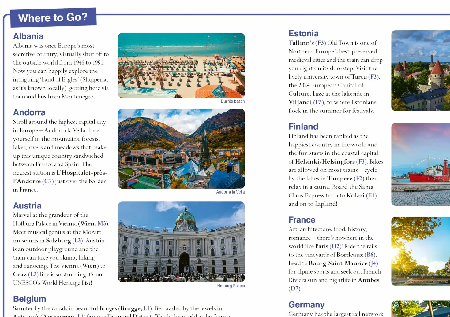 Collins Rail Map of Europe: Plan your flight-free European adventure