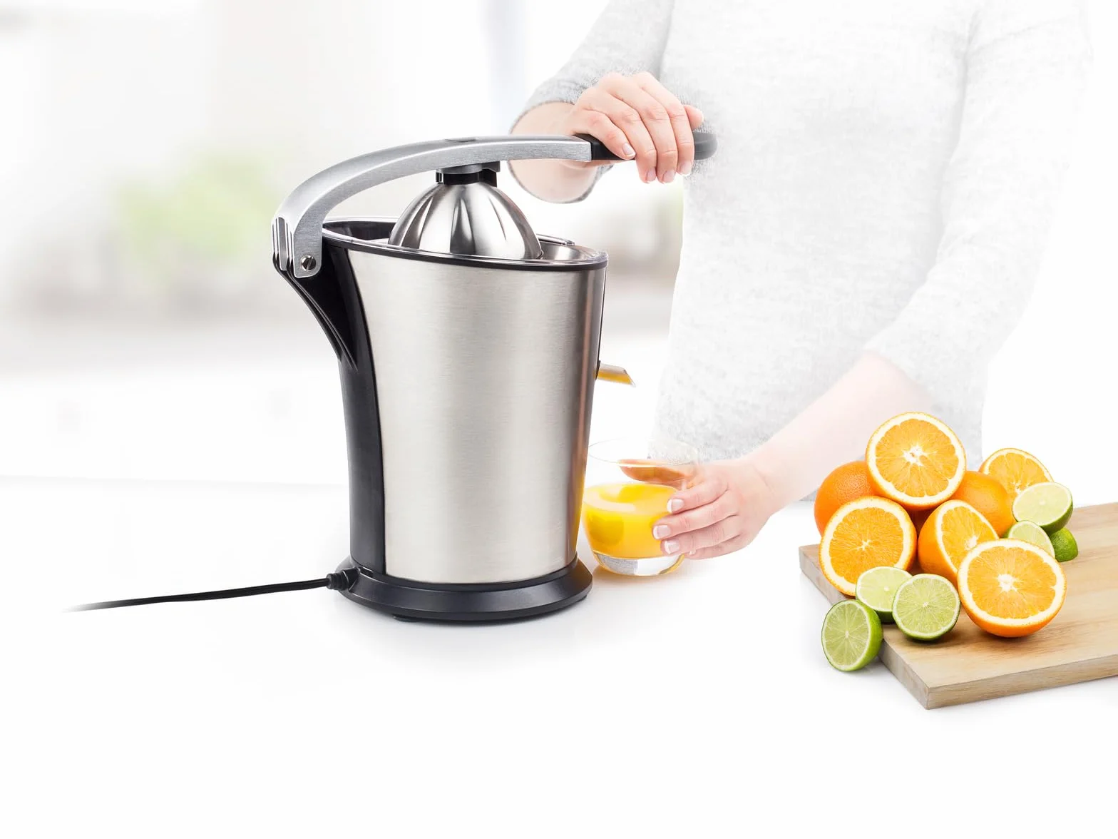 Princess wyciskarka do cytrusów Master Juicer Pro - stożek ze stali nierdzewnej - moc silnika 300 W - 201860