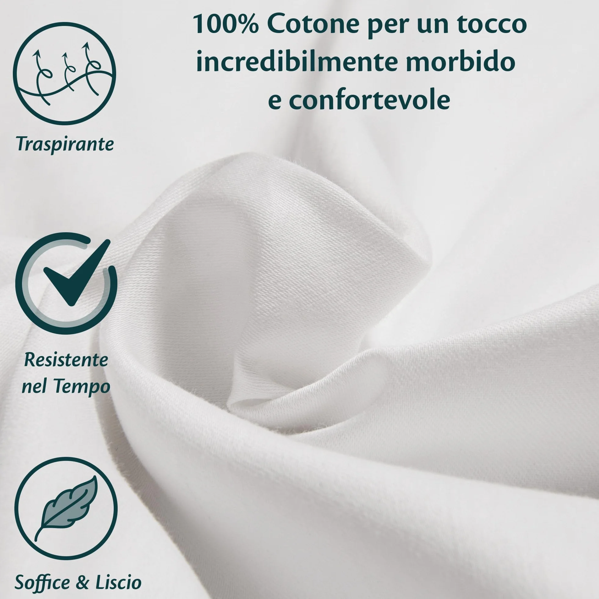 Flowen Prześcieradło z Gumką 160x200 cm Bawełniane 100% Bawełna Jersey 150 GSM | Prześcieradło na Materac do 30 cm Miękkie Oddychające Elastyczne | Certyfikat OEKO-TEX Standard 100 Białe