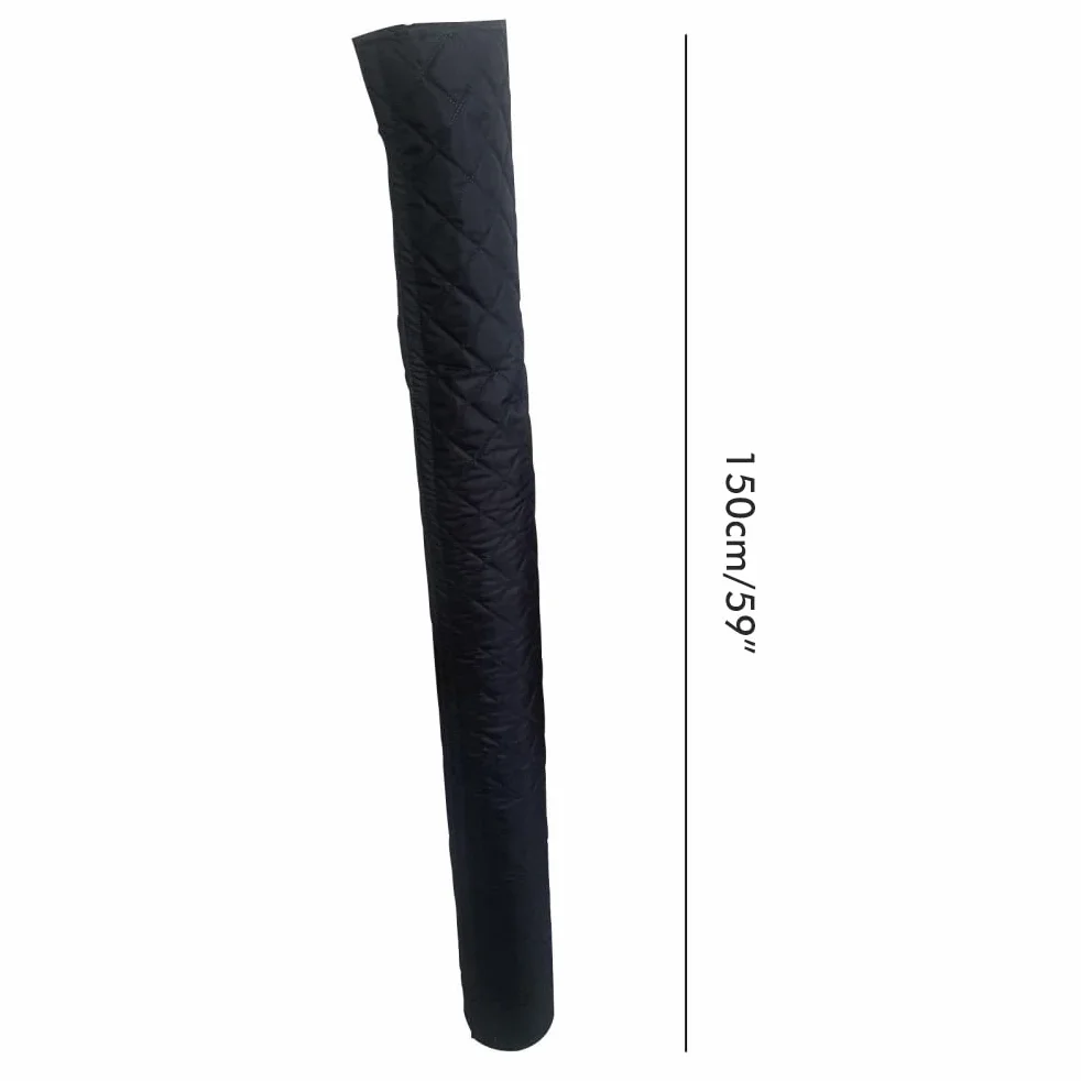 Przenośna osłona węża klimatyzatora, izolacja cieplna, aluminiowa osłona węża wydechowego, uniwersalne dopasowanie zarówno o średnicy 12,7 cm, jak i 15 cm