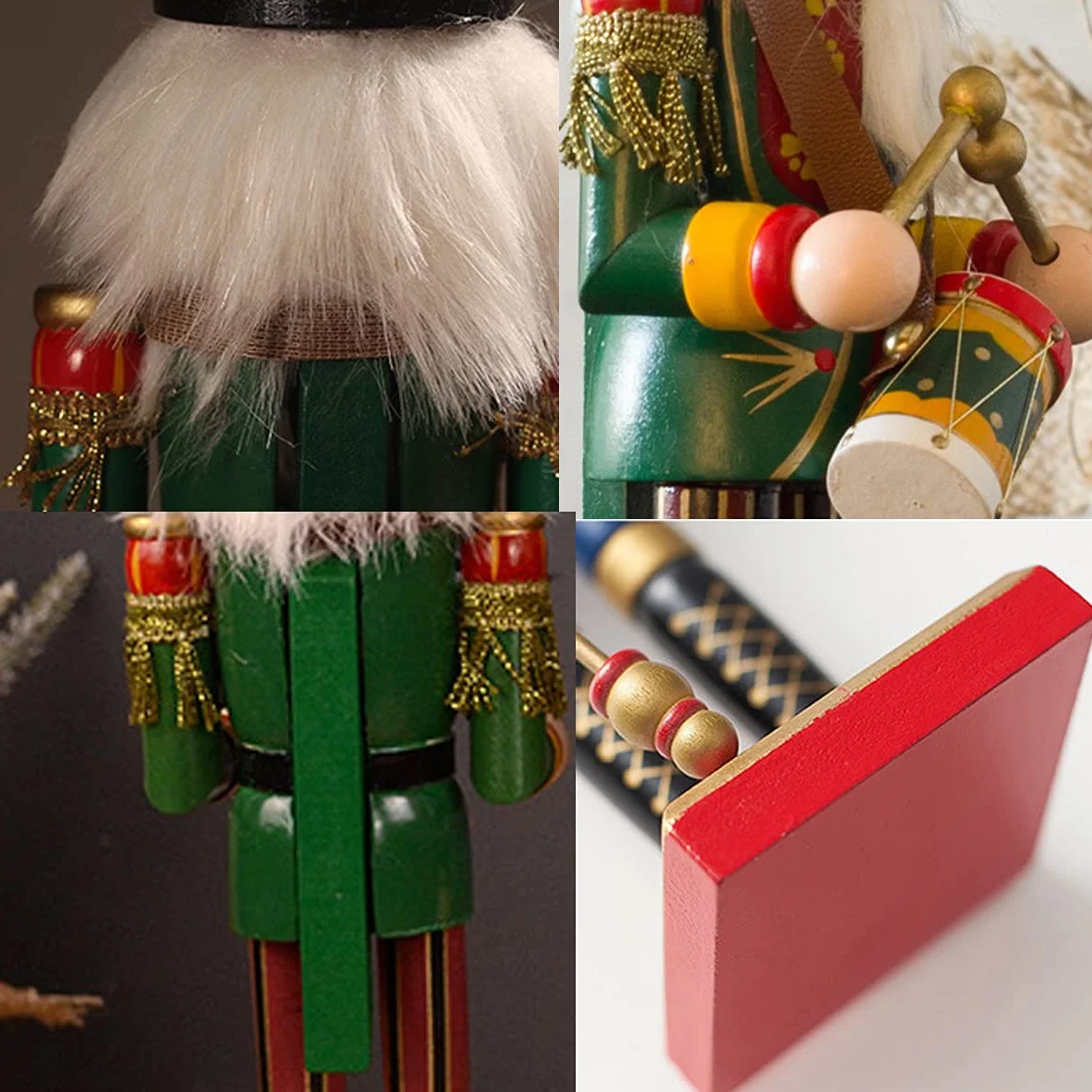 Dziadek do orzechów, figurka Boże Narodzenie, dziadek do orzechów, żołnierz, dekoracja, drewniane figurki bożonarodzeniowe, dekoracja stołu, prezenty, ornamenty, dekoracja bożonarodzeniowa
